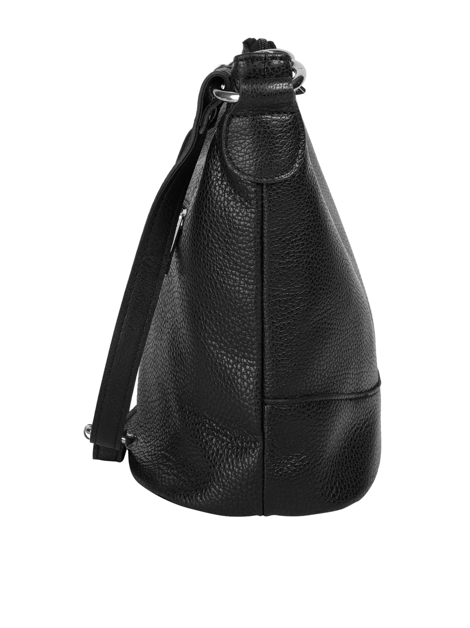 Cluty Umhängetasche, echt Leder, Made in Italy