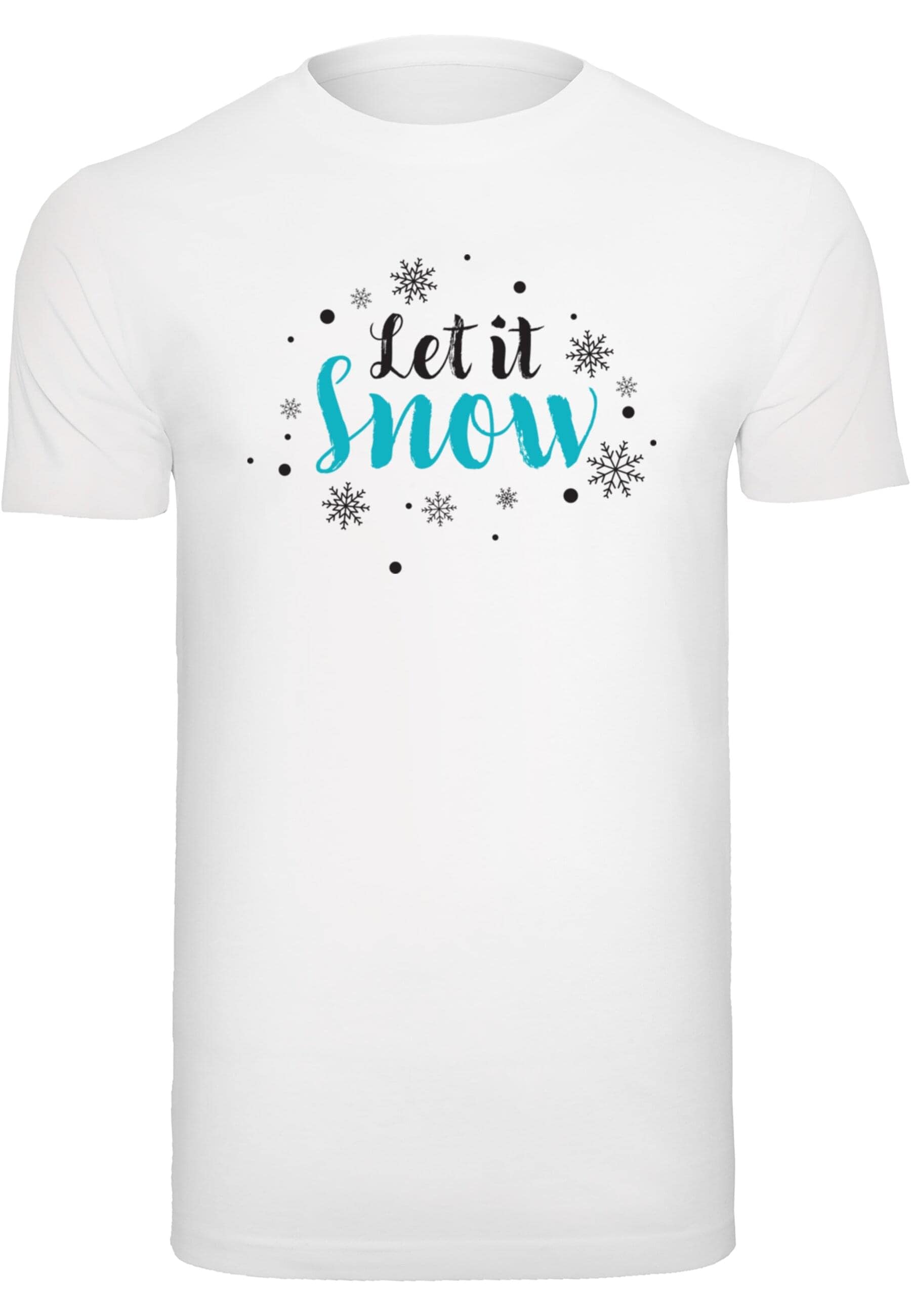 Merchcode T-Shirt "Merchcode Herren Let it snow T-Shirt Round Neck" günstig online kaufen