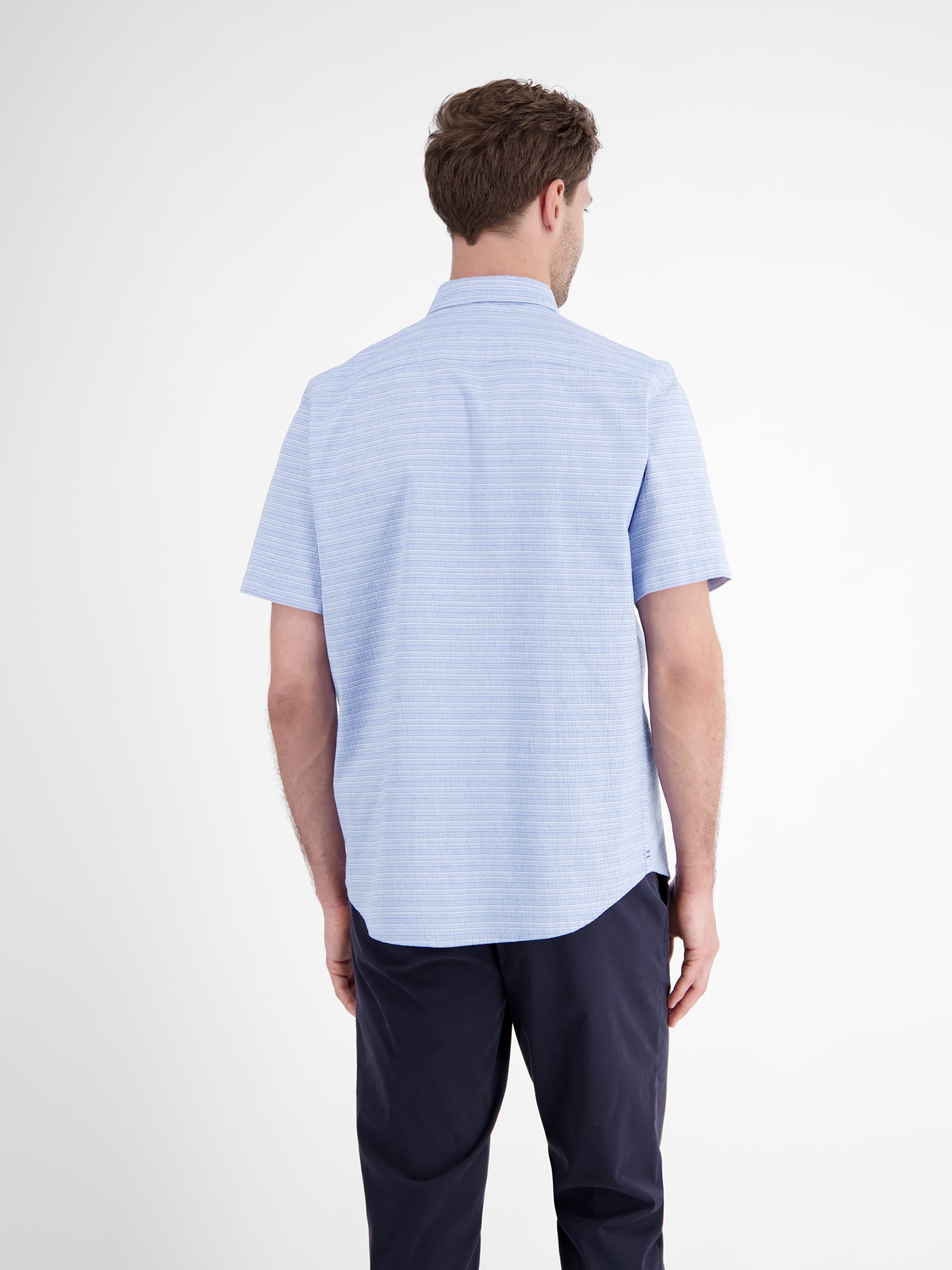 LERROS Kurzarmhemd "LERROS Kurzarmhemd in Seersuckerqualität" günstig online kaufen