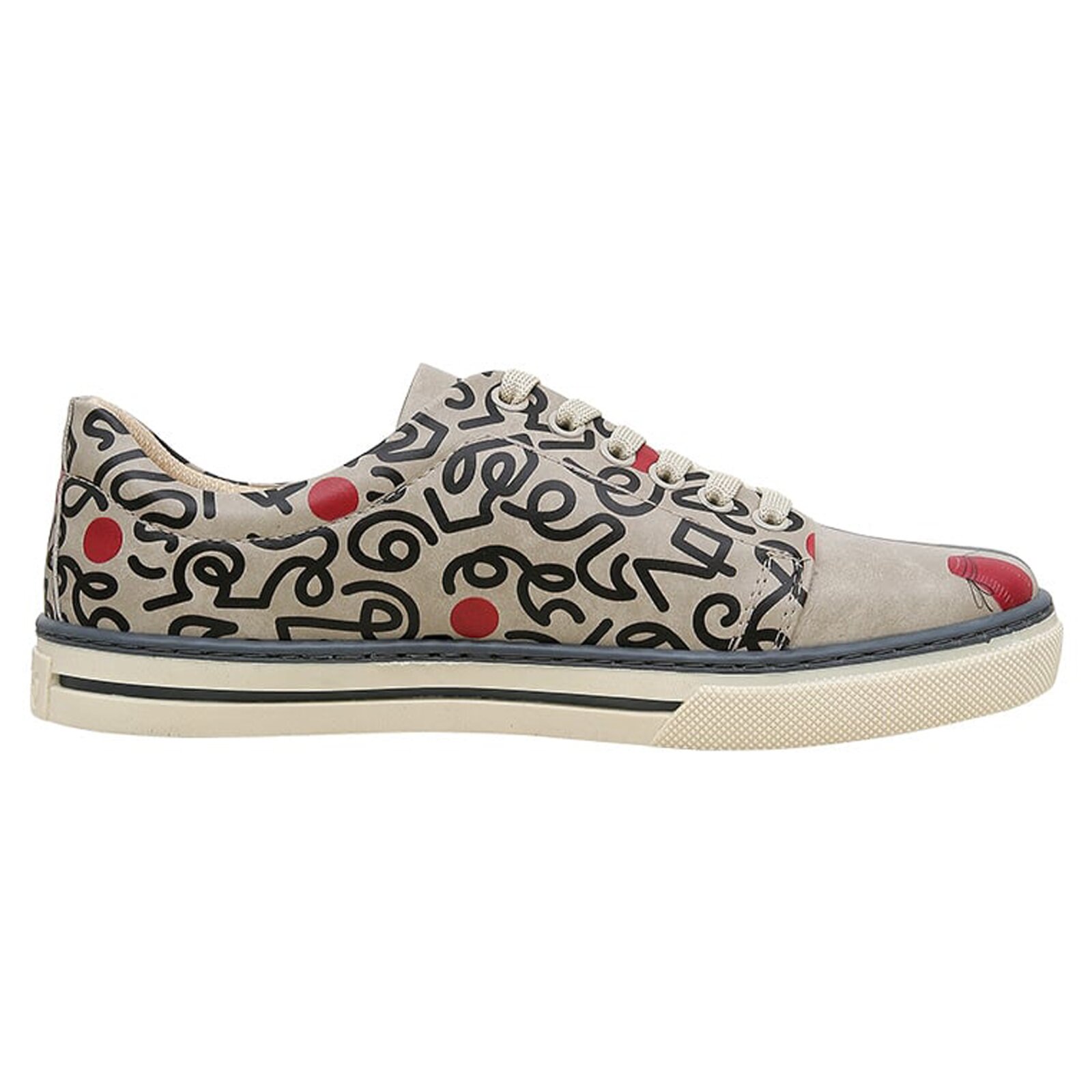 Thumbnail - DOGO Sneaker "Classic Schnürsneaker Cat And Mouse Damen Sneaker" Handgefertigt