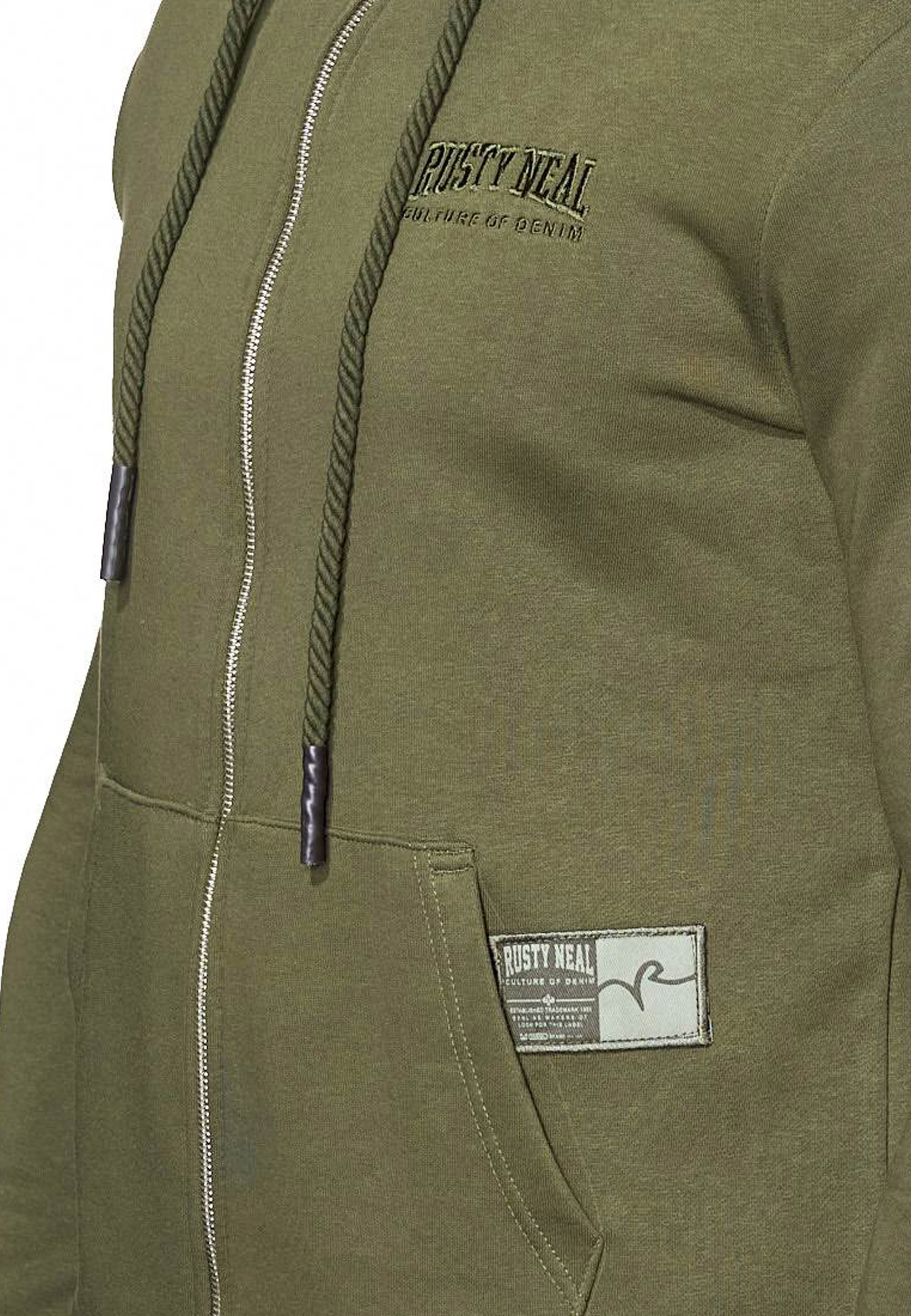 Rusty Neal Kapuzensweatshirt »Rusty Neal Sweater«, mit dicken Kordeln