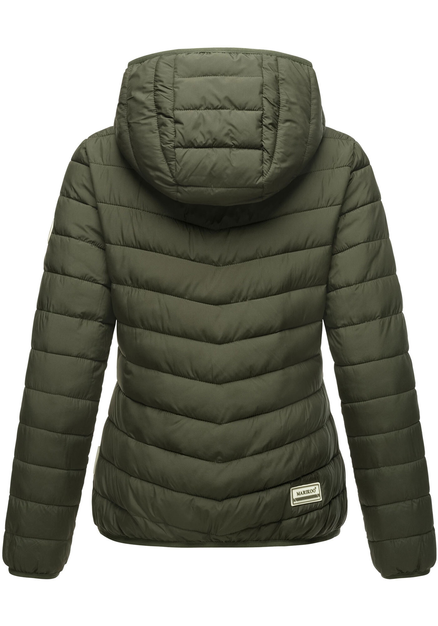 Marikoo Winterjacke »Pack mich ein«, Mit Kapuze und Beutel zum Verstauen der Jacke