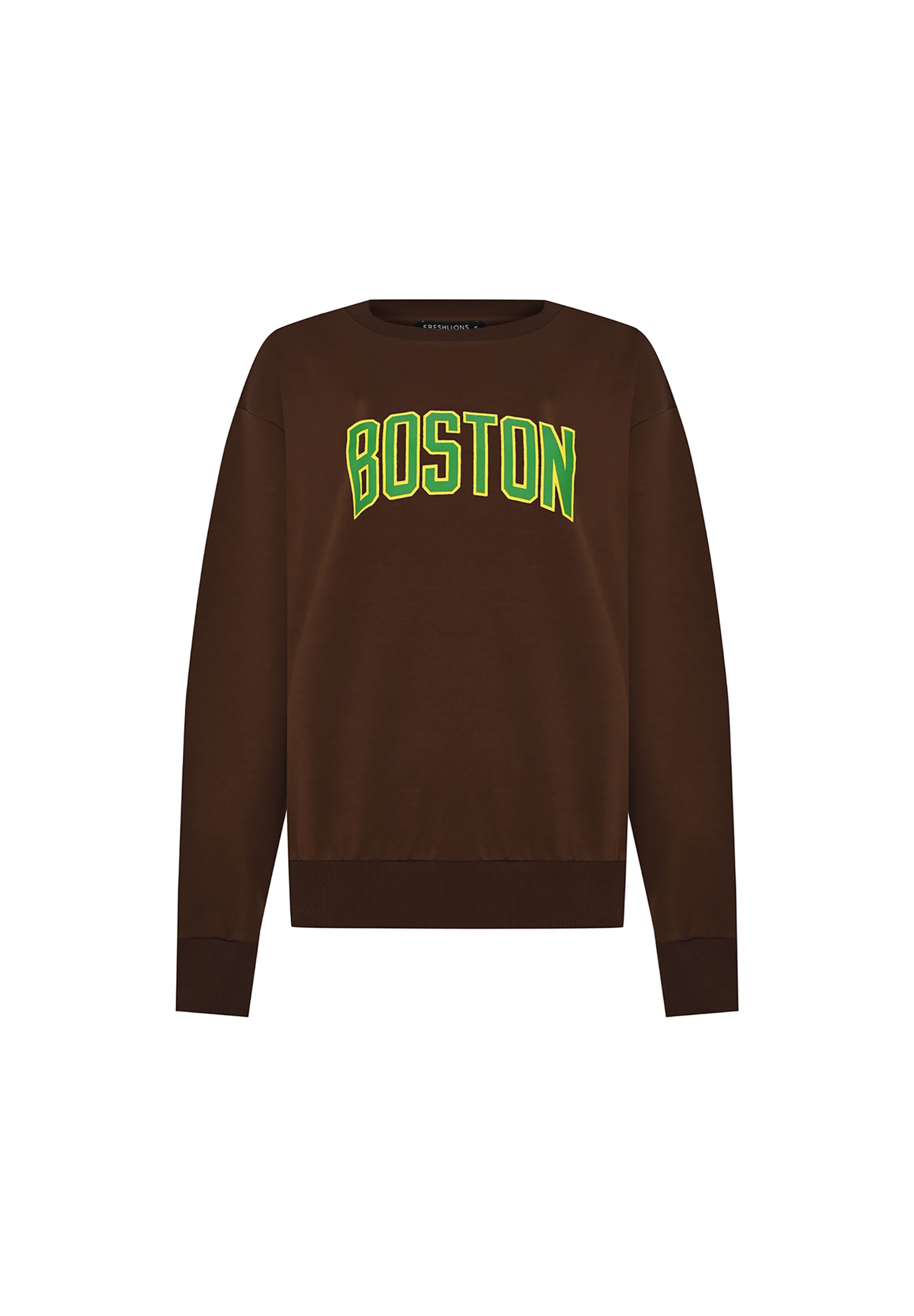 freshlions Sweatshirt »Boston«, mit coolem Schriftzug