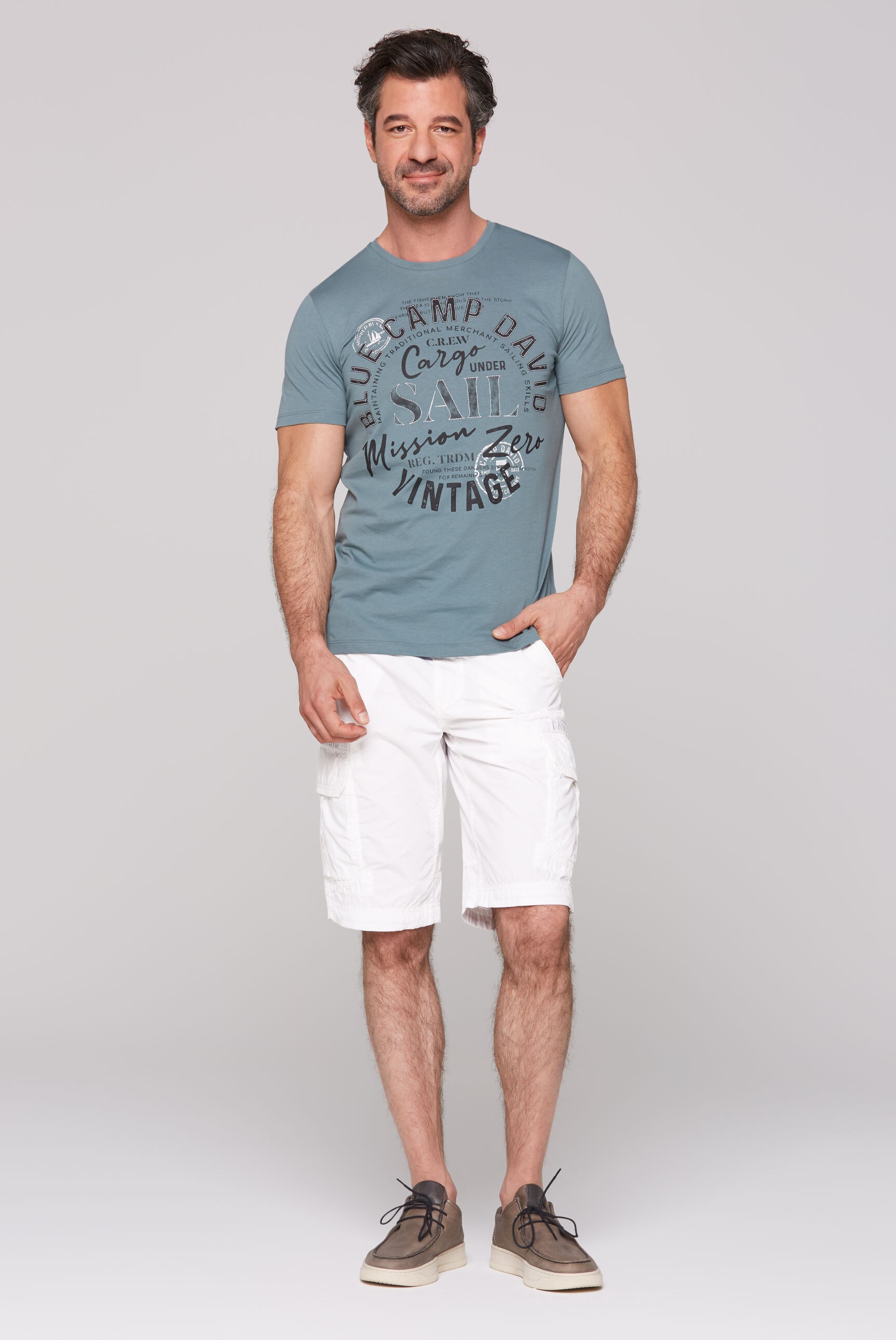 CAMP DAVID Shorts, aus Baumwolle