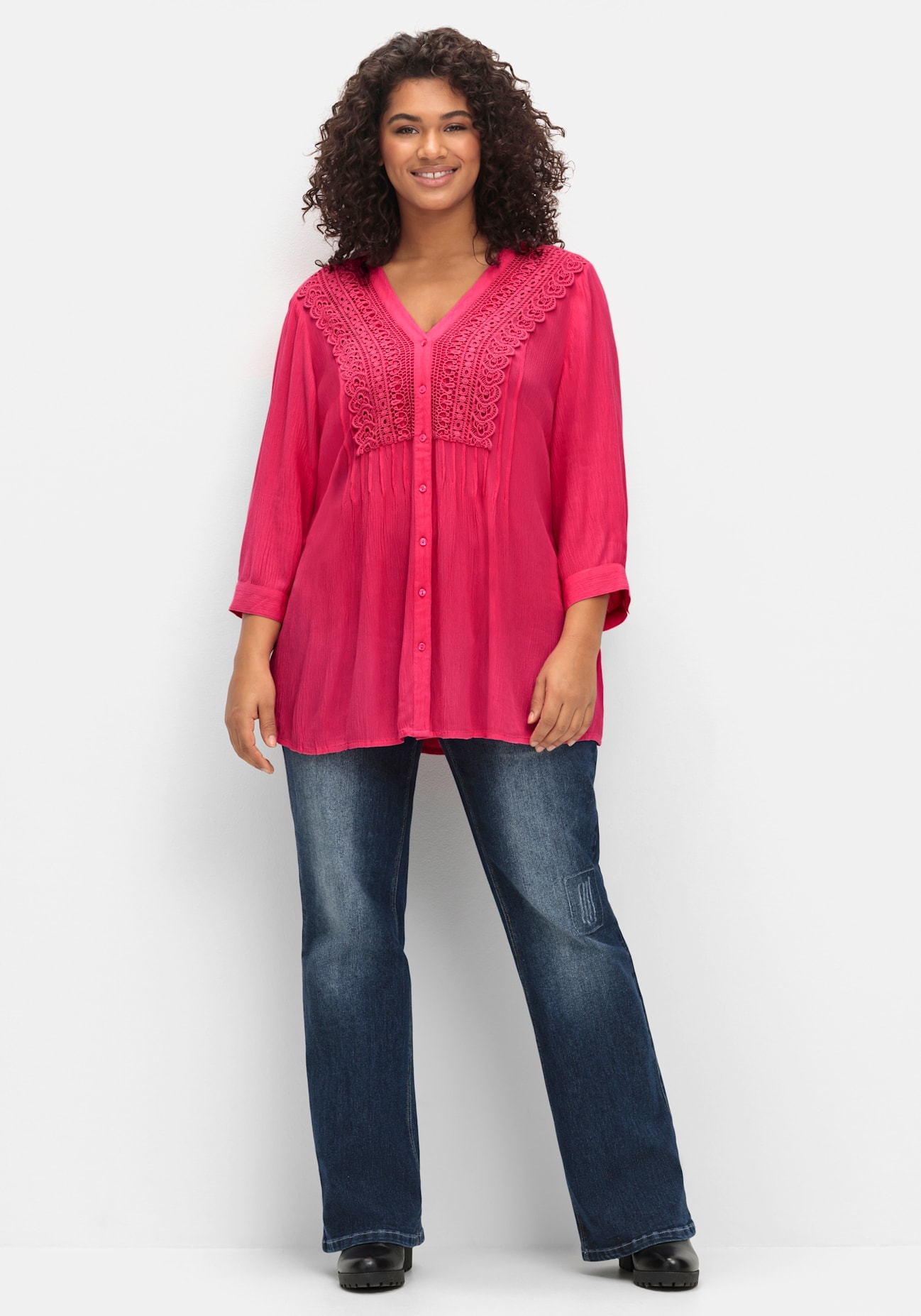 sheego by Joe Browns Crepebluse günstig online kaufen