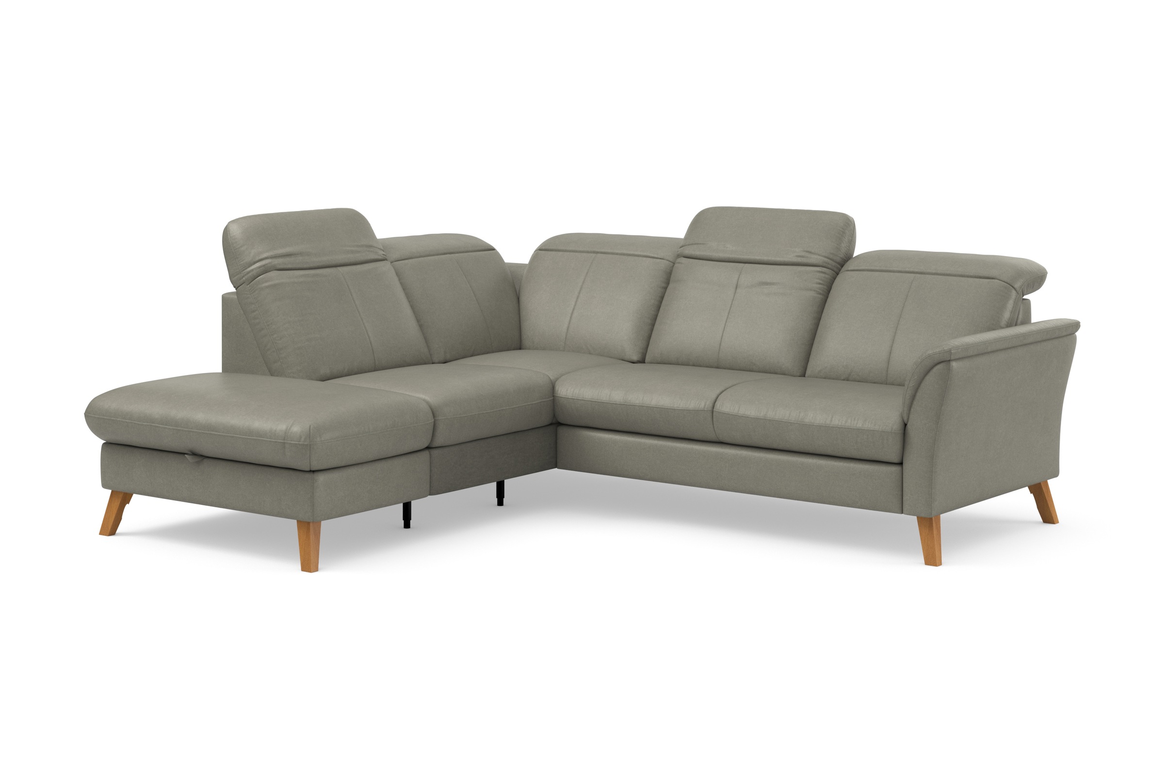 sit&more Ecksofa »Romero L-Form«, wahlweise mit oder ohne TV-Funktion, Bettfunktion, Bettkasten