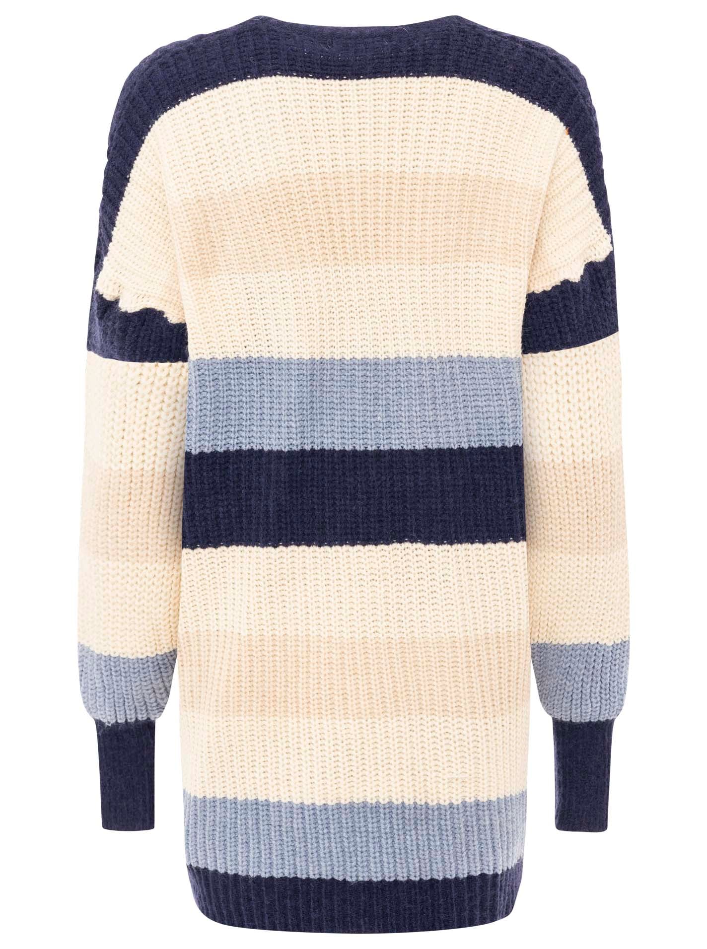 Zwillingsherz Strickjacke »"Streifen"« mit Blockstreifen