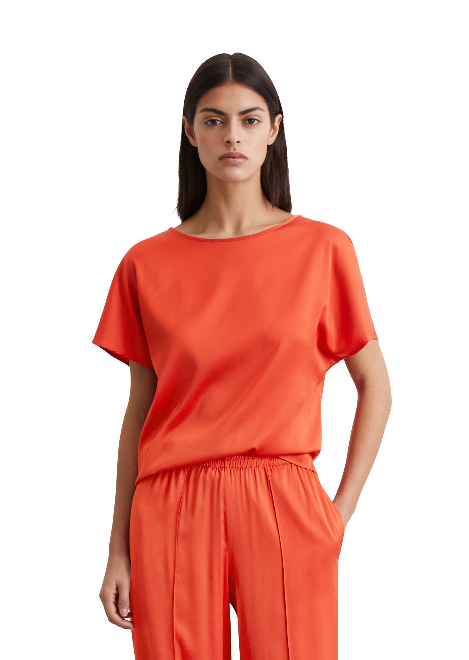 Marc OPolo "aus Viskose-Satin-Stretch" günstig online kaufen