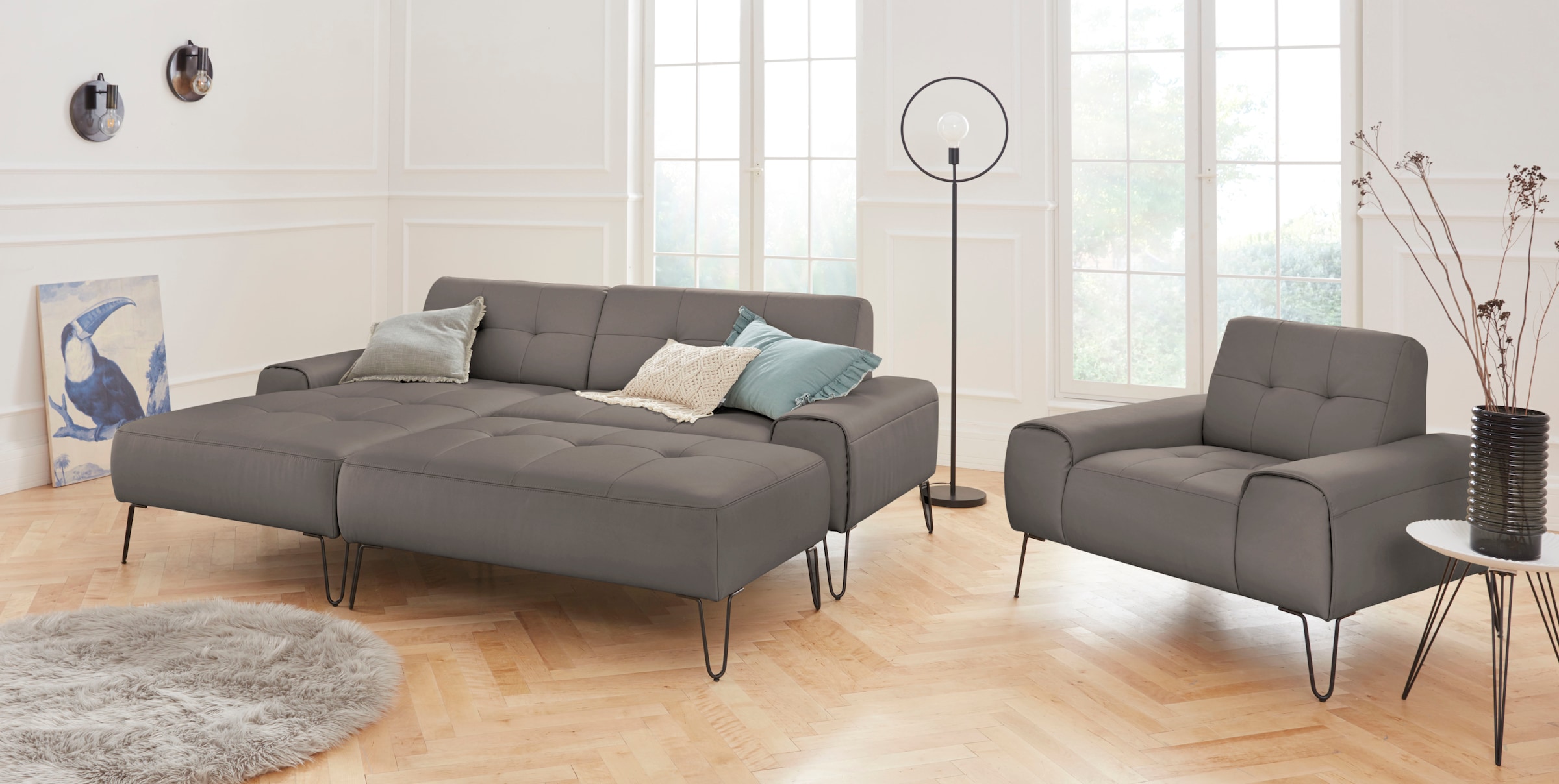 exxpo - sofa fashion Hocker »Taranto«