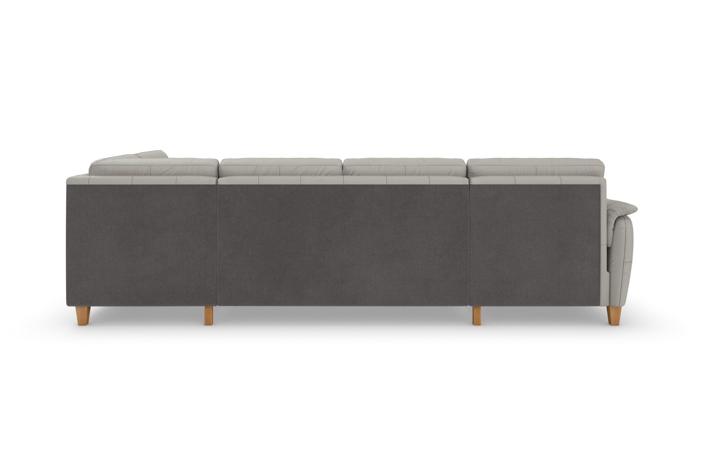 Home affaire Wohnlandschaft »Palmera U-Form, B: 308 cm«, optional Bettfunktion & Bettkasten, Federkern