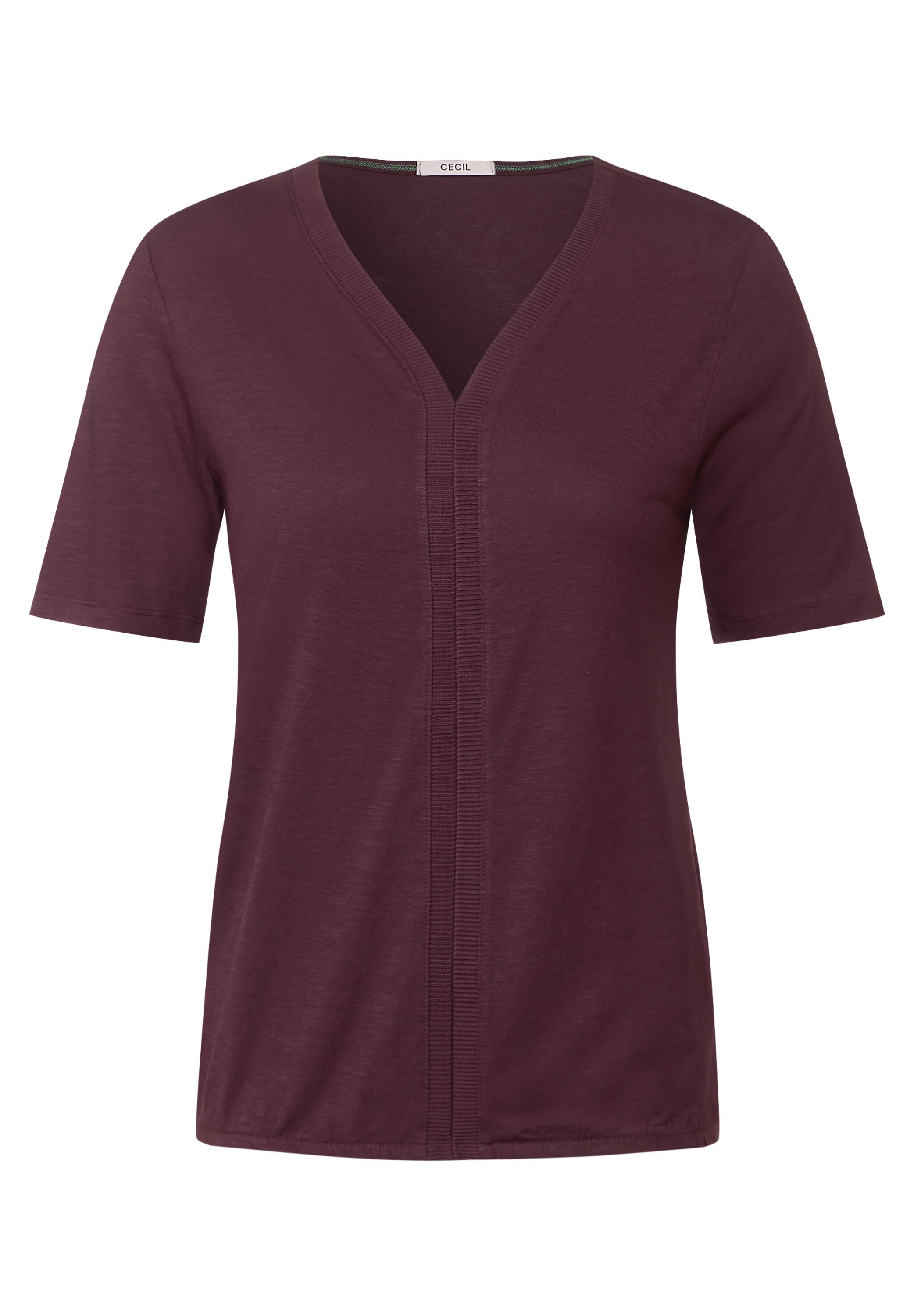 Cecil T-Shirt, aus softem Materialmix