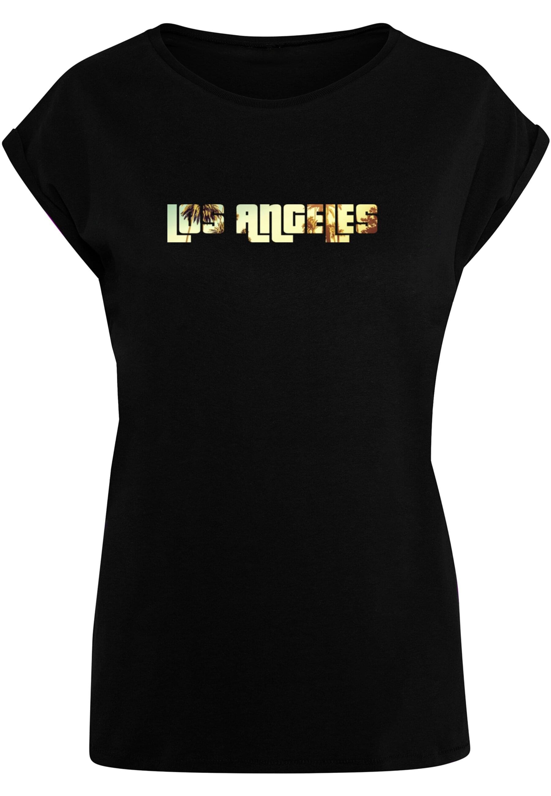 Merchcode T-Shirt "Merchcode Damen Laides Grand Los Angeles Extended Should günstig online kaufen