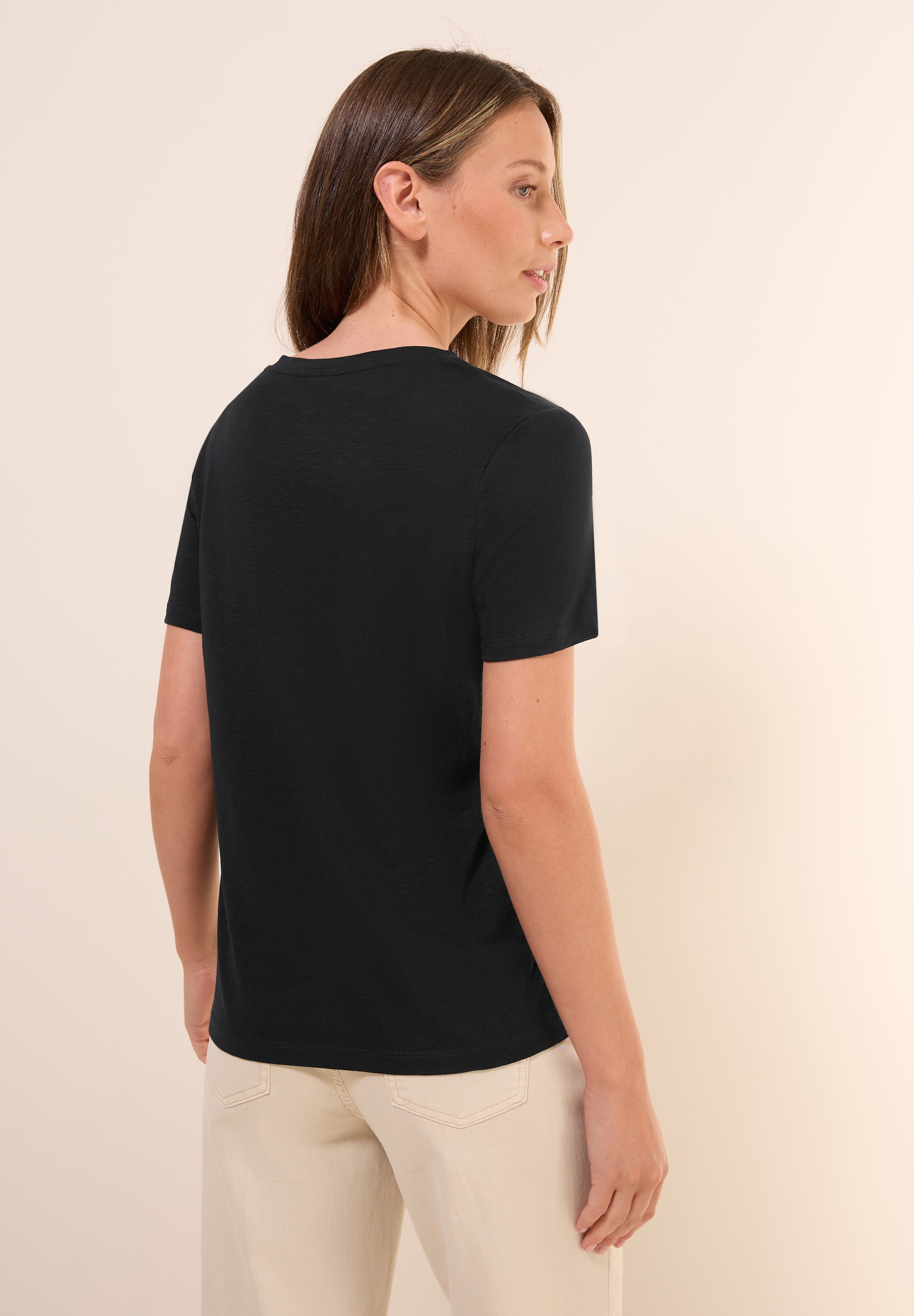 Cecil T-Shirt, mit V-Ausschnitt
