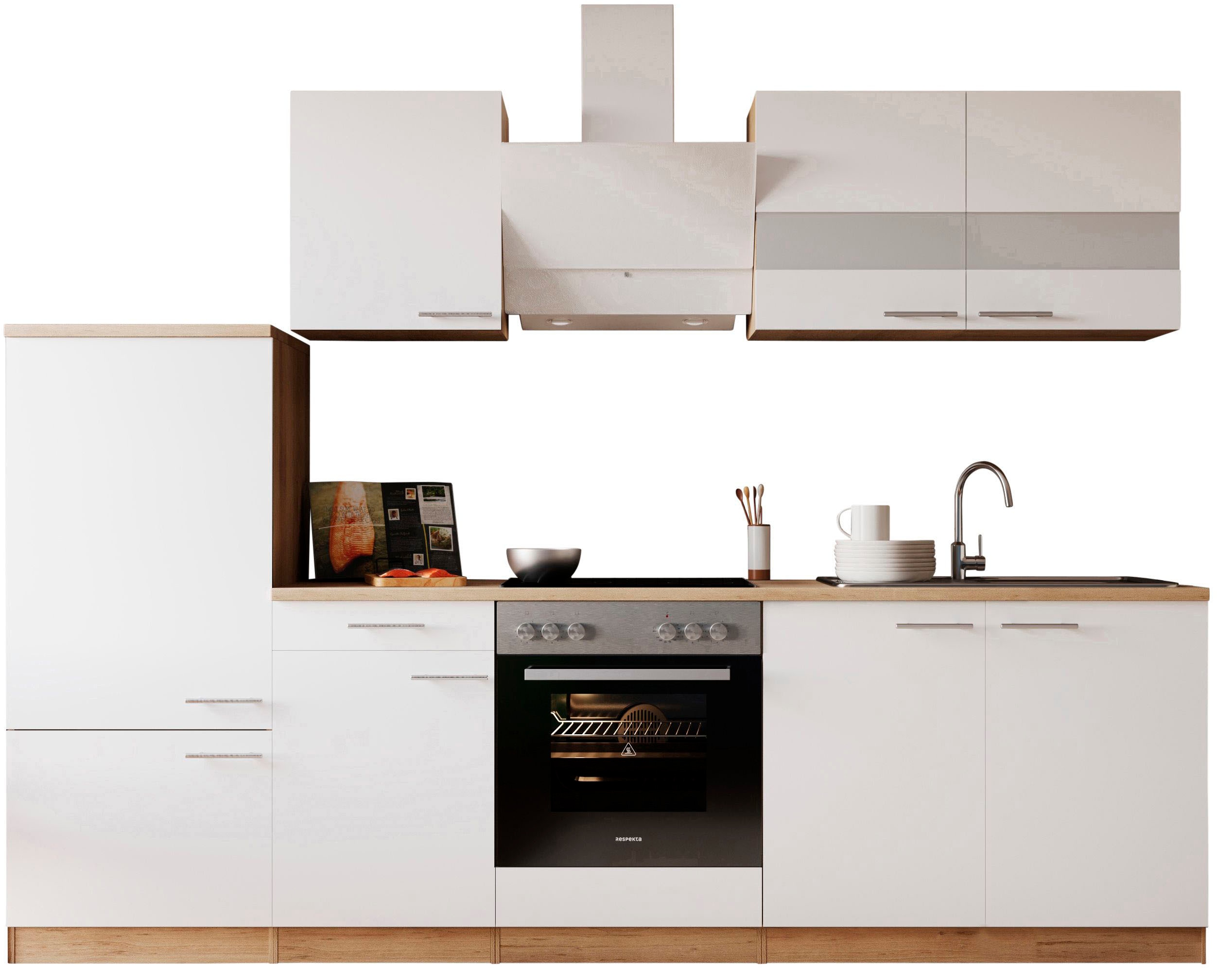 RESPEKTA Küche "Merle" Breite 270 cm, mit Soft-Close, in exklusiver Konfiguration für OTTO