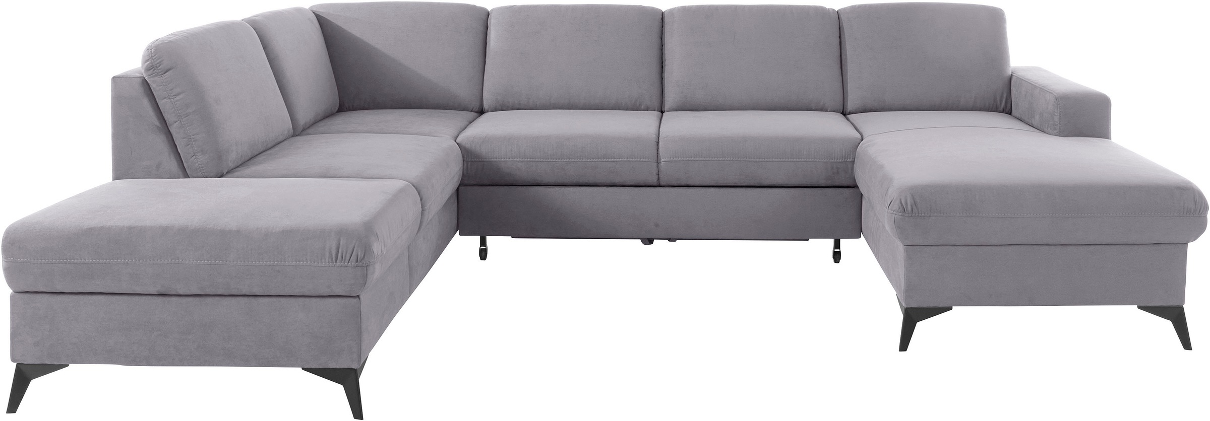 Home affaire Wohnlandschaft "Lolland U-Form" Wahlweise mit Bettfunktion und günstig online kaufen