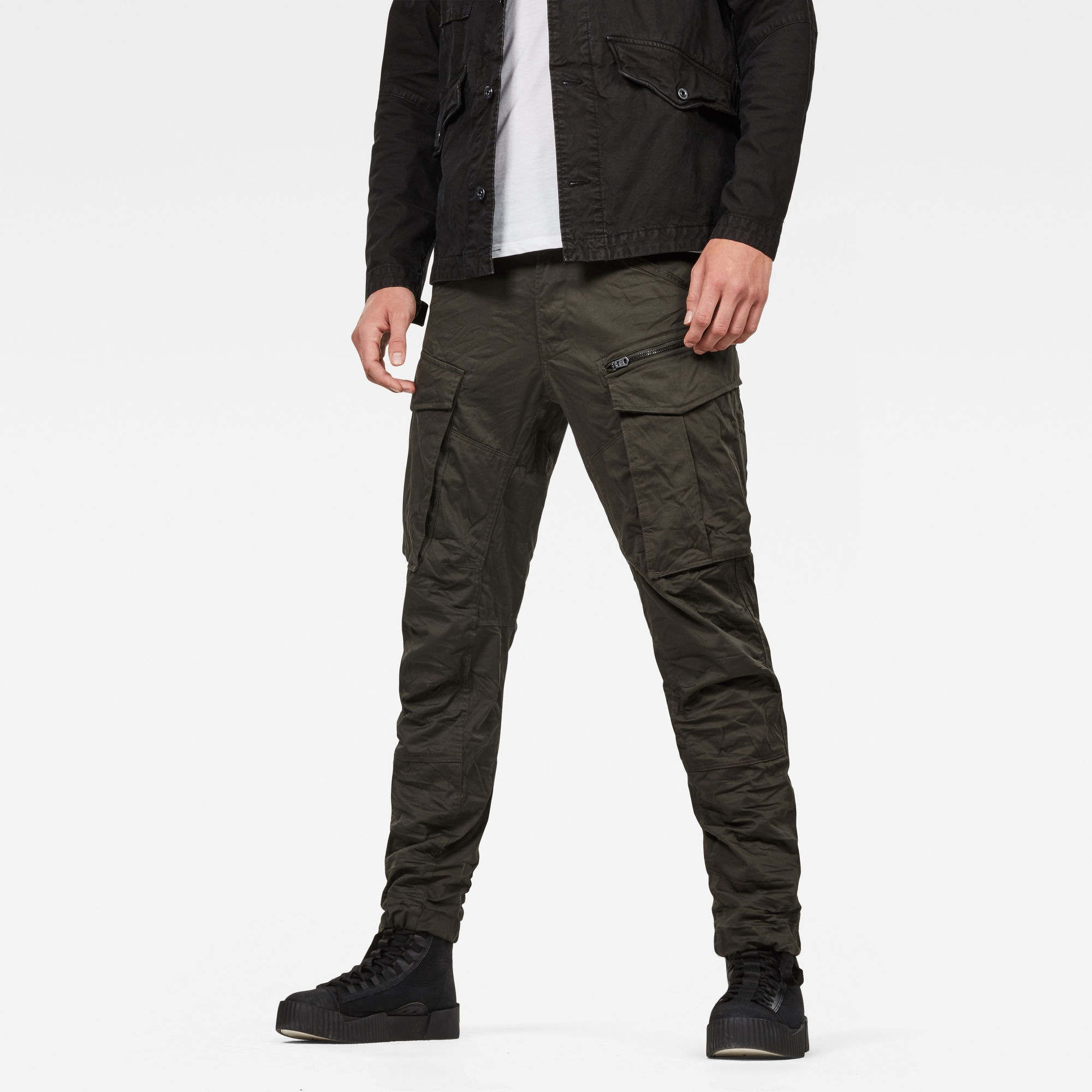 G-STAR Cargohose "Hose Rovic zip 3D regular tapered" im Tapered Fit