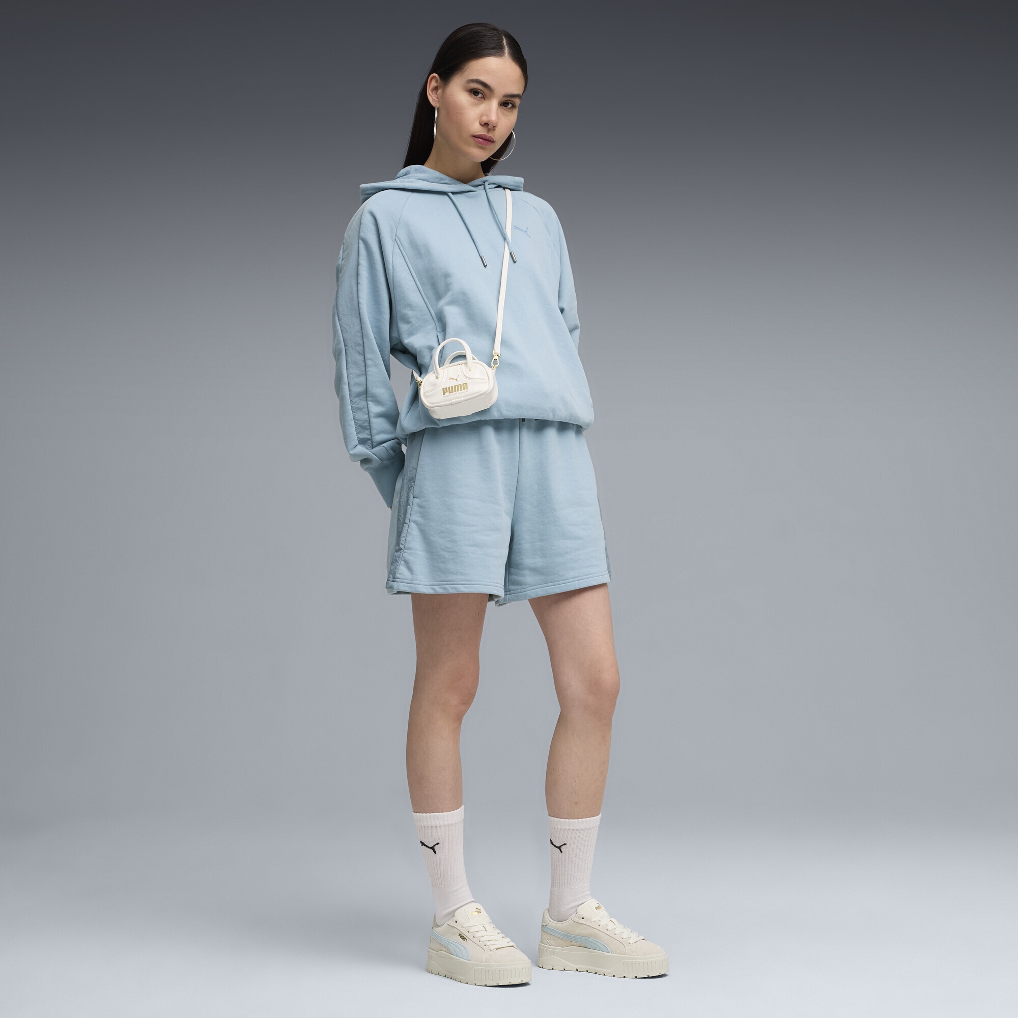 PUMA Sporthose »HER High-Waist Shorts Damen«