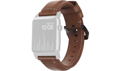 Smartwatch-Armband »Strap Trad. Lthr. Brown Connect. 42/44/45/49mm«