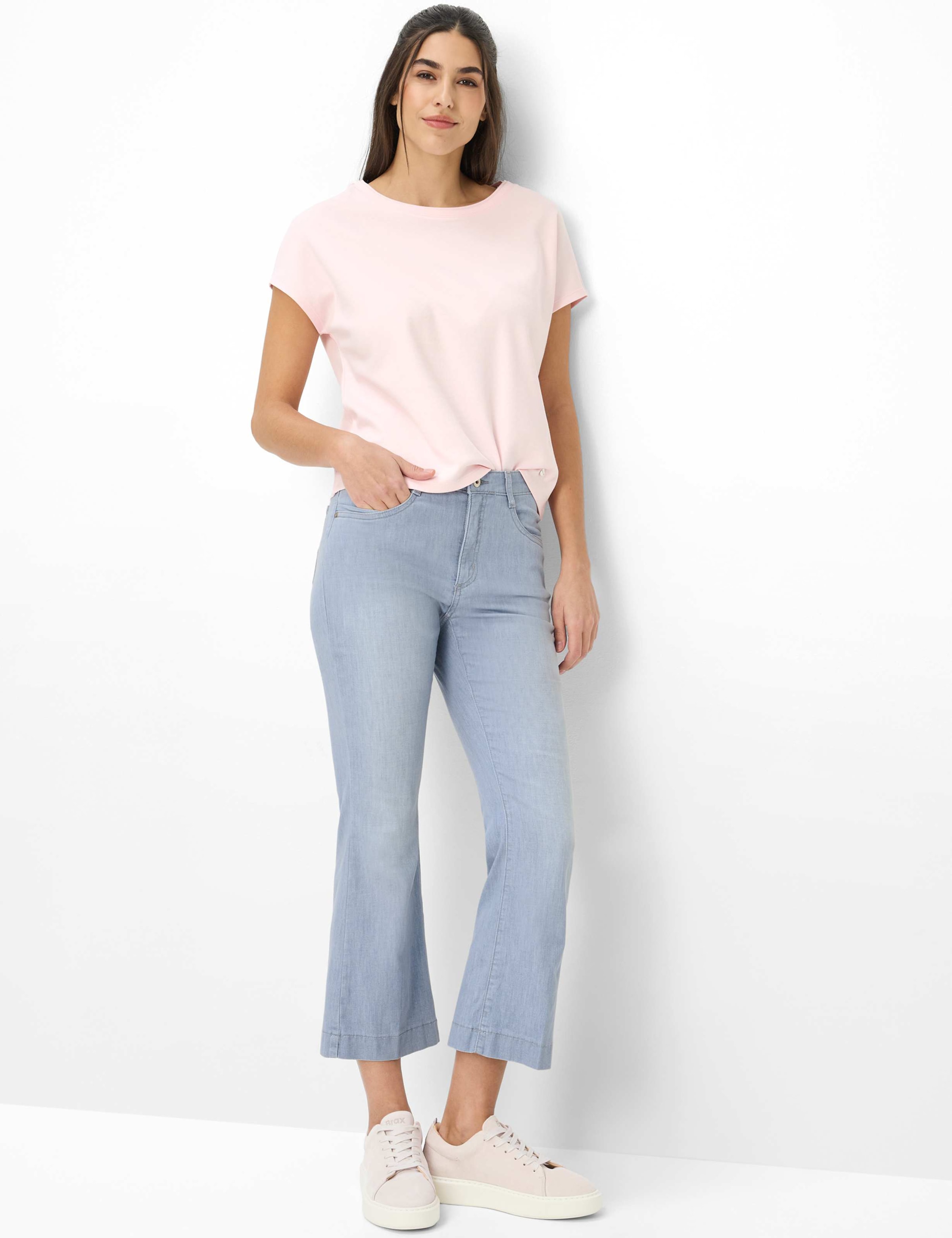 BRAX Mary S Boot Women's 5-Pocket Jeans Light Gray 46 4