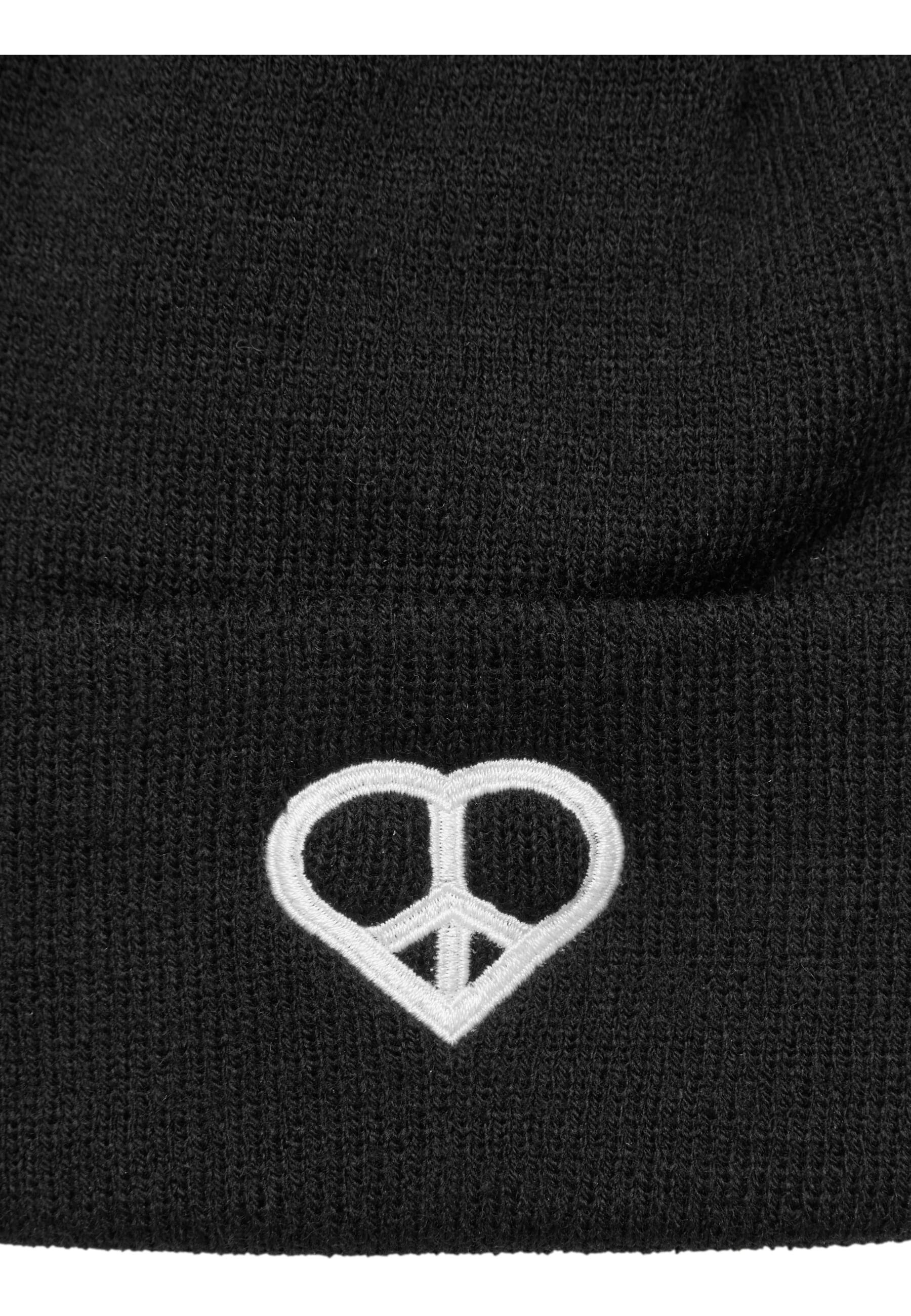 Miss Tee Beanie »Miss Tee Peace Sign Heavy Knit Beanie«