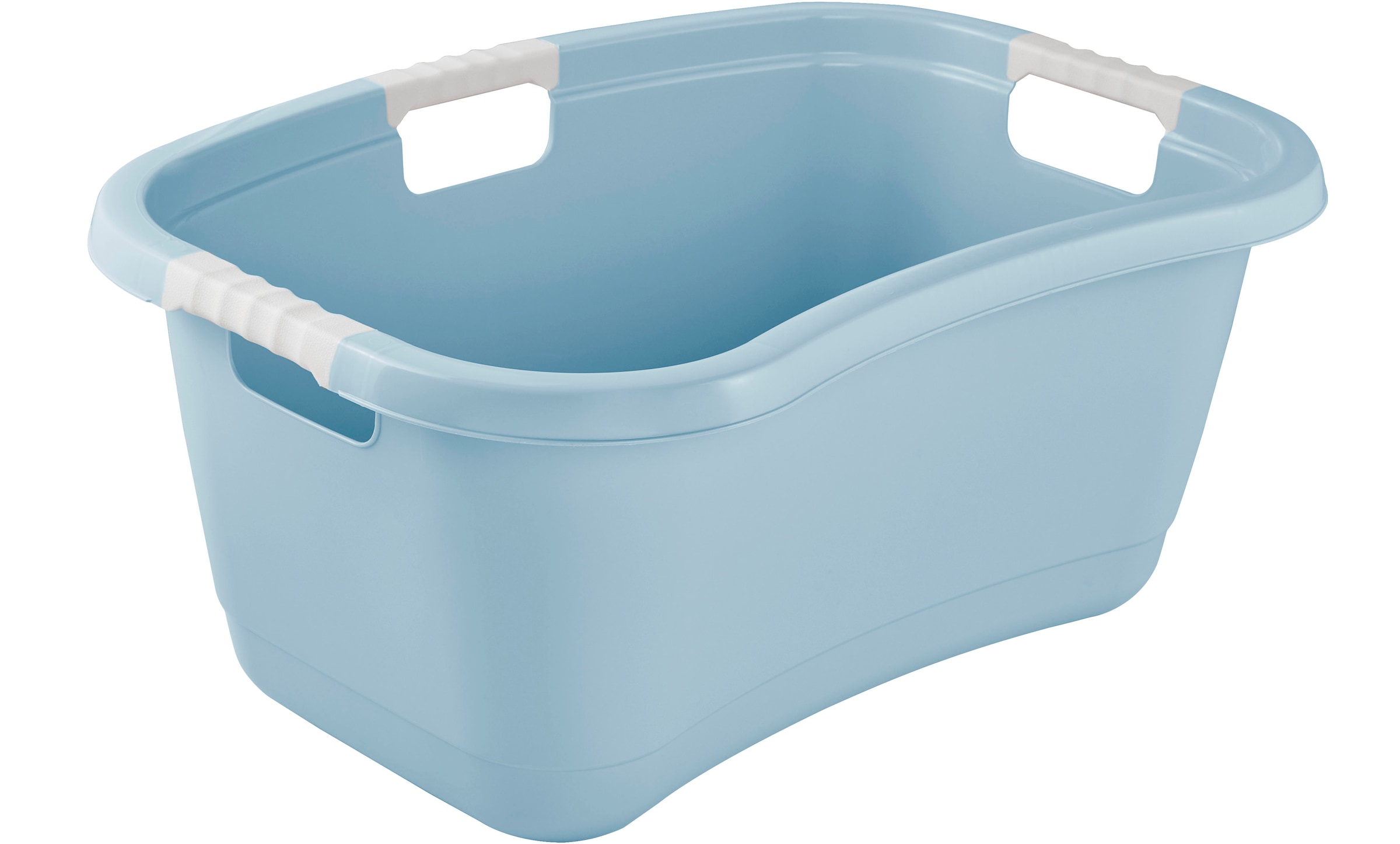 keeeper Wäschewanne »janne, ergonomisch, mit Softgriffen, 65 x 45 x 28 cm, 50 l«, (1 St.), Wäschekorb, Wanne in Nierenform