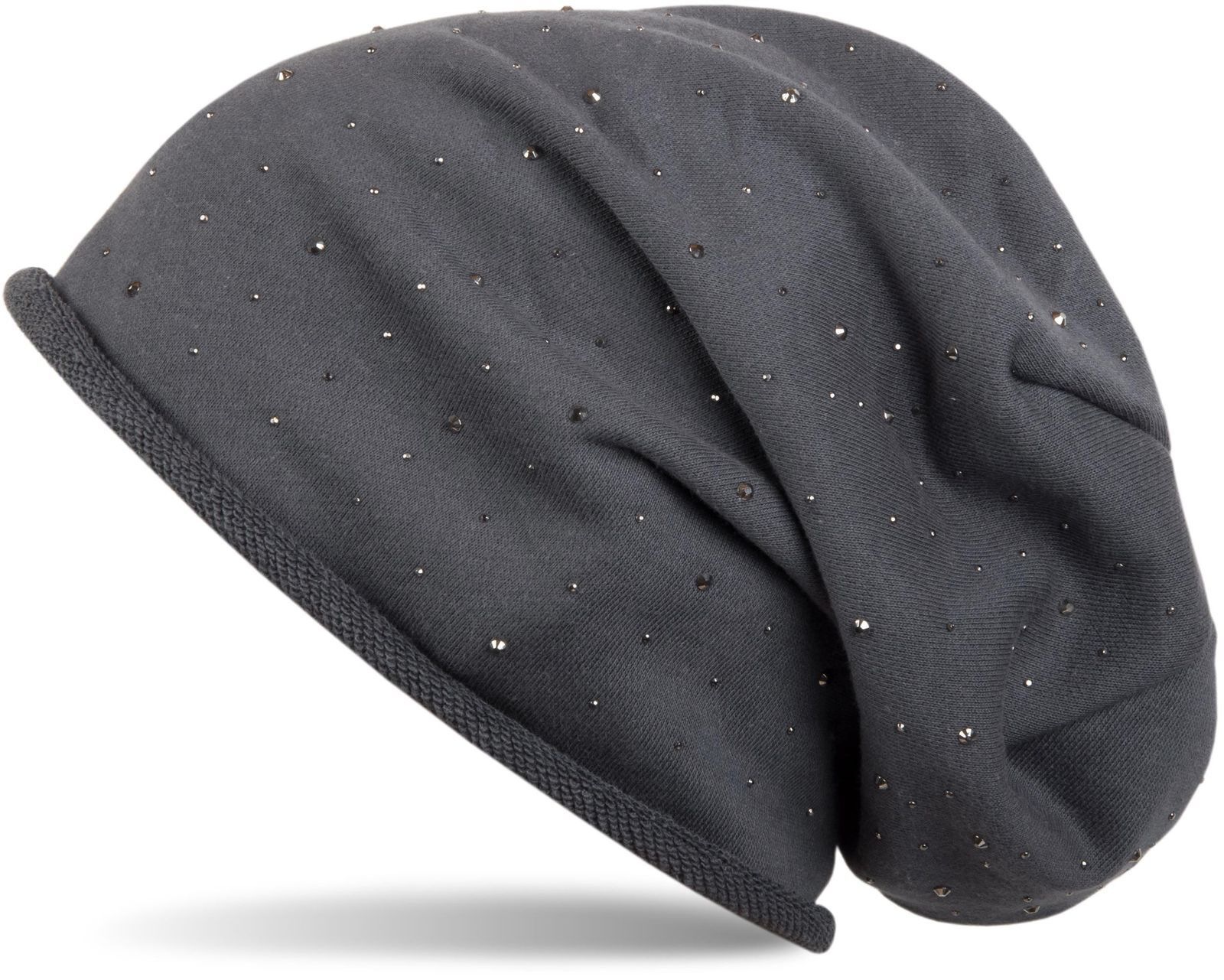 styleBREAKER Beanie "Beanie mit Strass Nieten" 1 Stk.