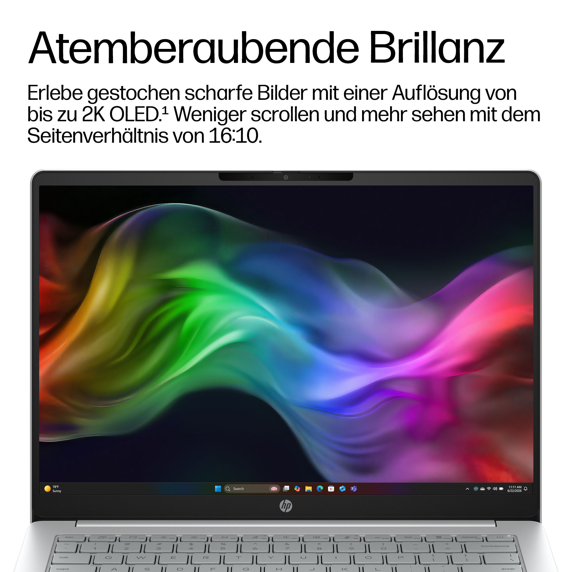 HP Notebook »OmniBook 3 14-hz0351ngx« 35,6 cm / 14 ″ Snapdragon X Adreno 512 GB SSD