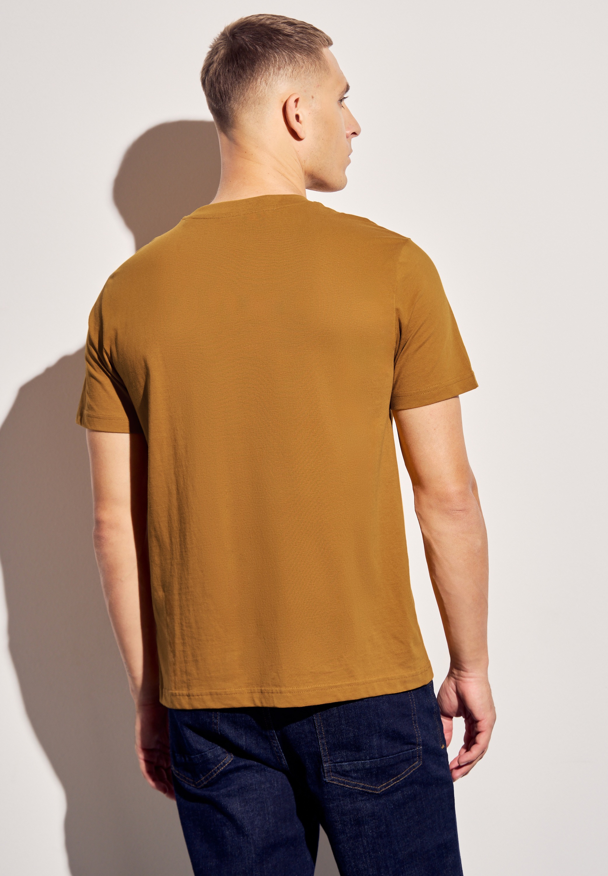 STREET ONE MEN T-Shirt, aus reiner Baumwolle günstig online kaufen