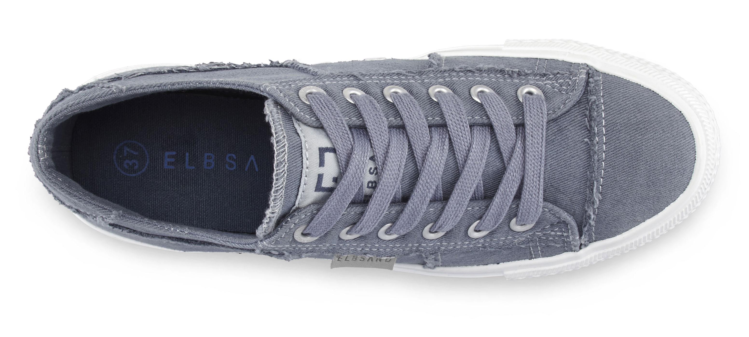 Thumbnail - Elbsand Sneaker "Schnürschuh,", Schnürhalbschuh, Freizeitschuh aus Textil, Used-Look VEGAN