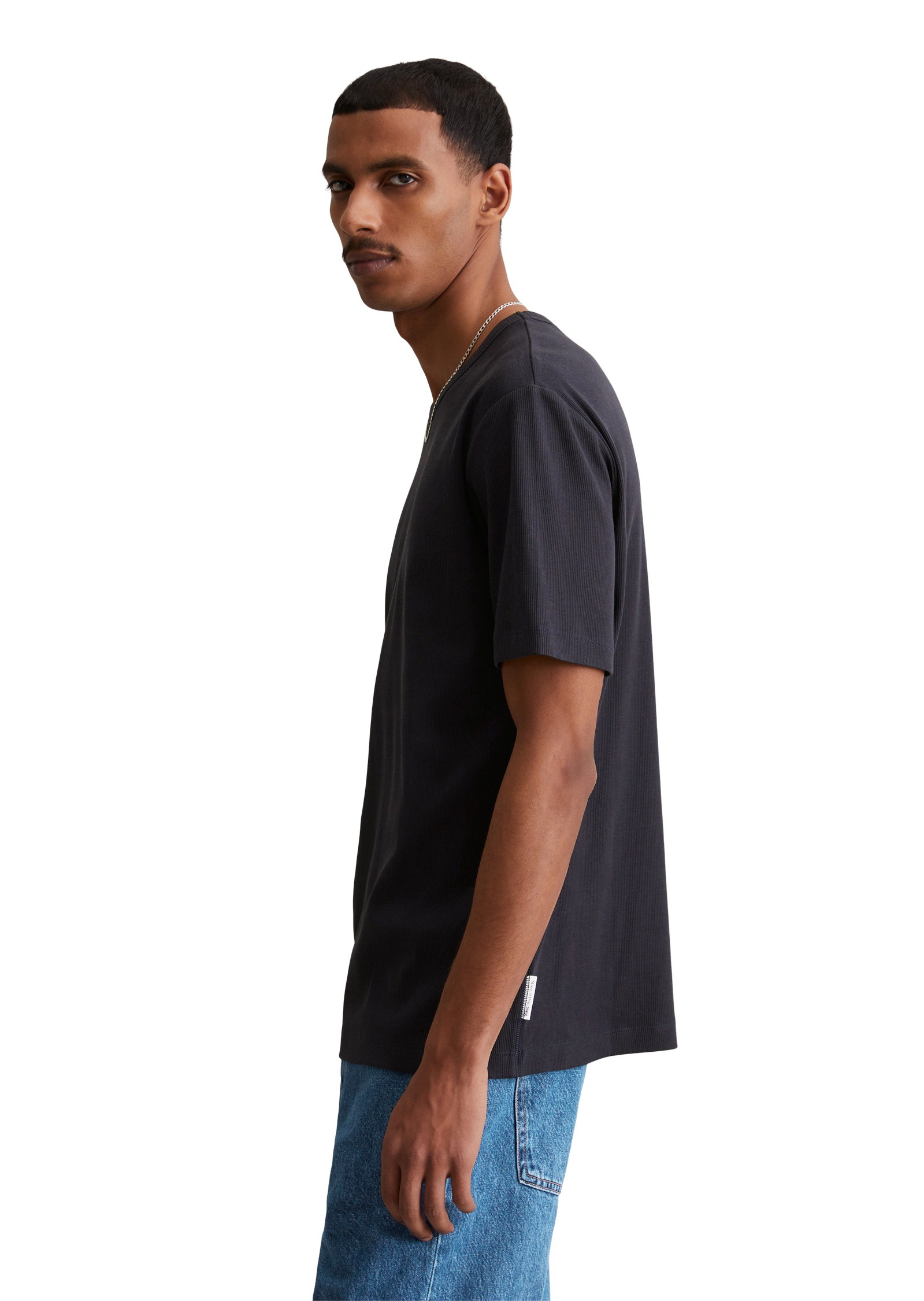 Marc OPolo DENIM T-Shirt "aus Bio-Baumwoll-Mix" günstig online kaufen