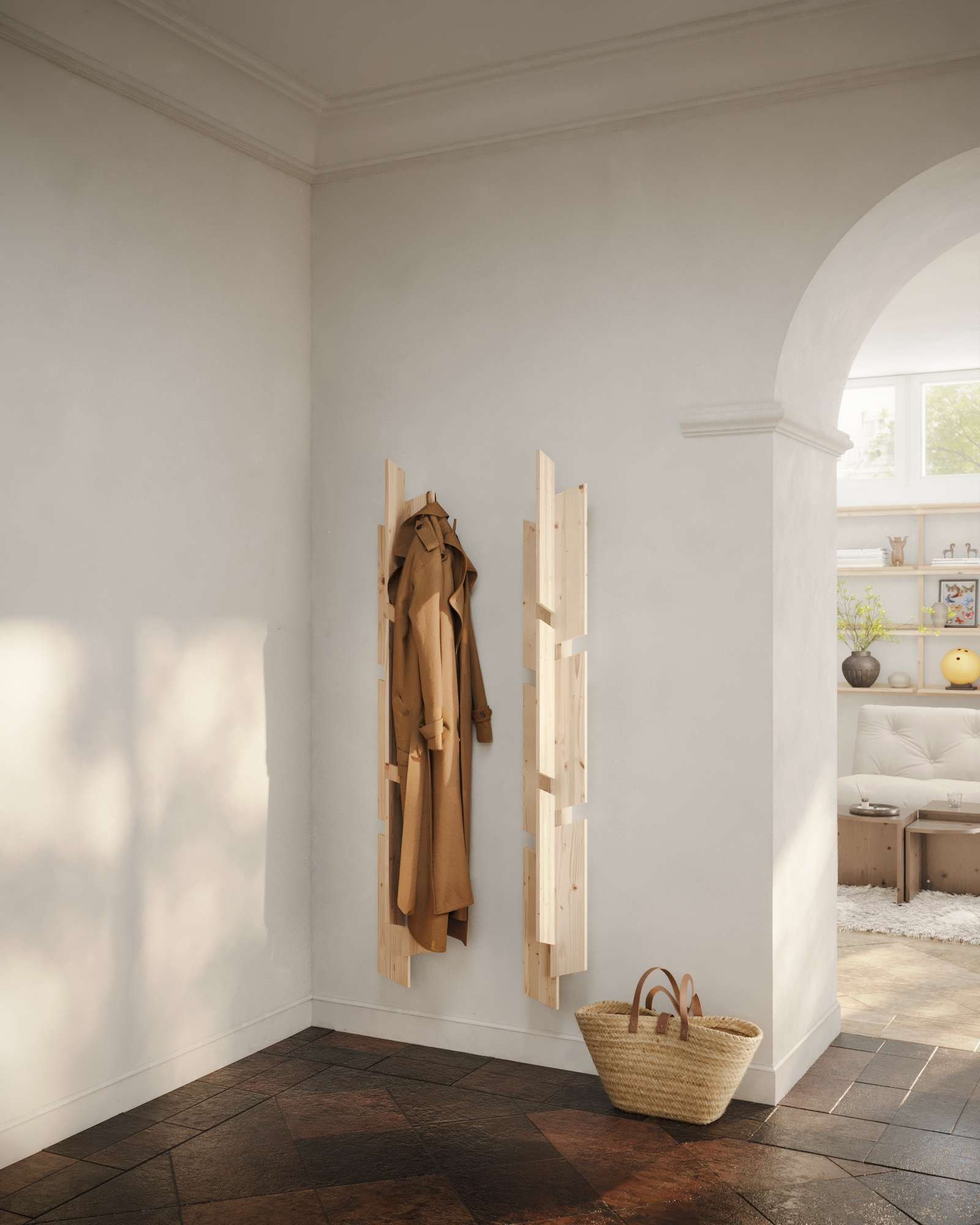 Karup Design Garderobenpaneel "Keeper Wall Rack, praktische Wandgarderobe m günstig online kaufen
