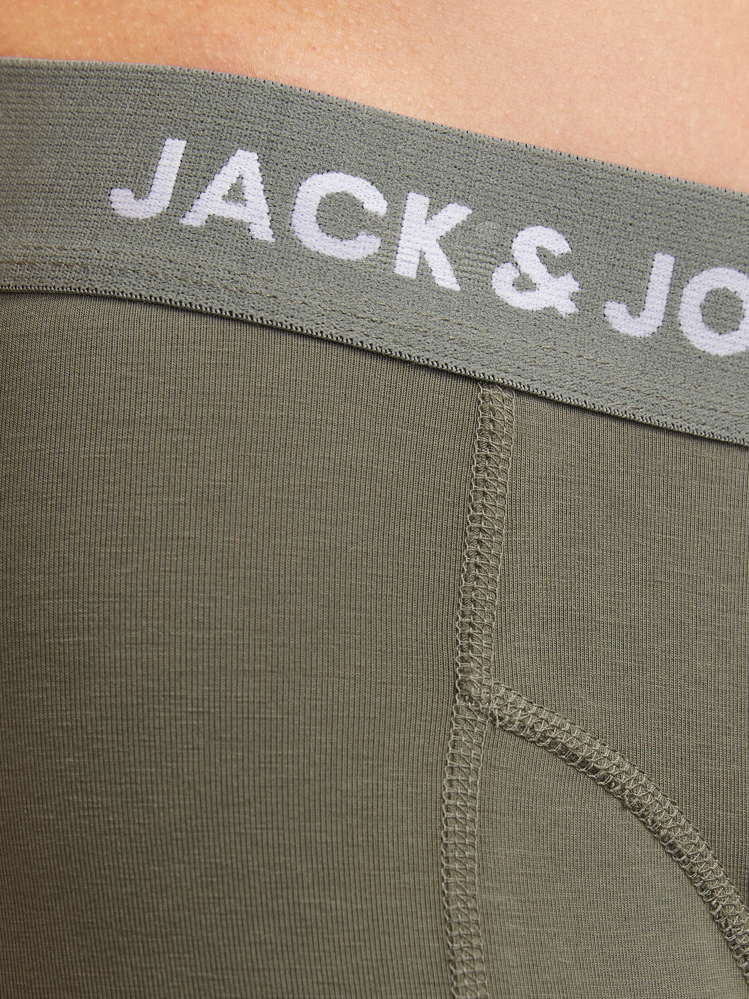 Jack & Jones Trunk »JACROB SOLID TRUNKS 3 PACK SN«, (3 St.), mit Logo Schriftzug