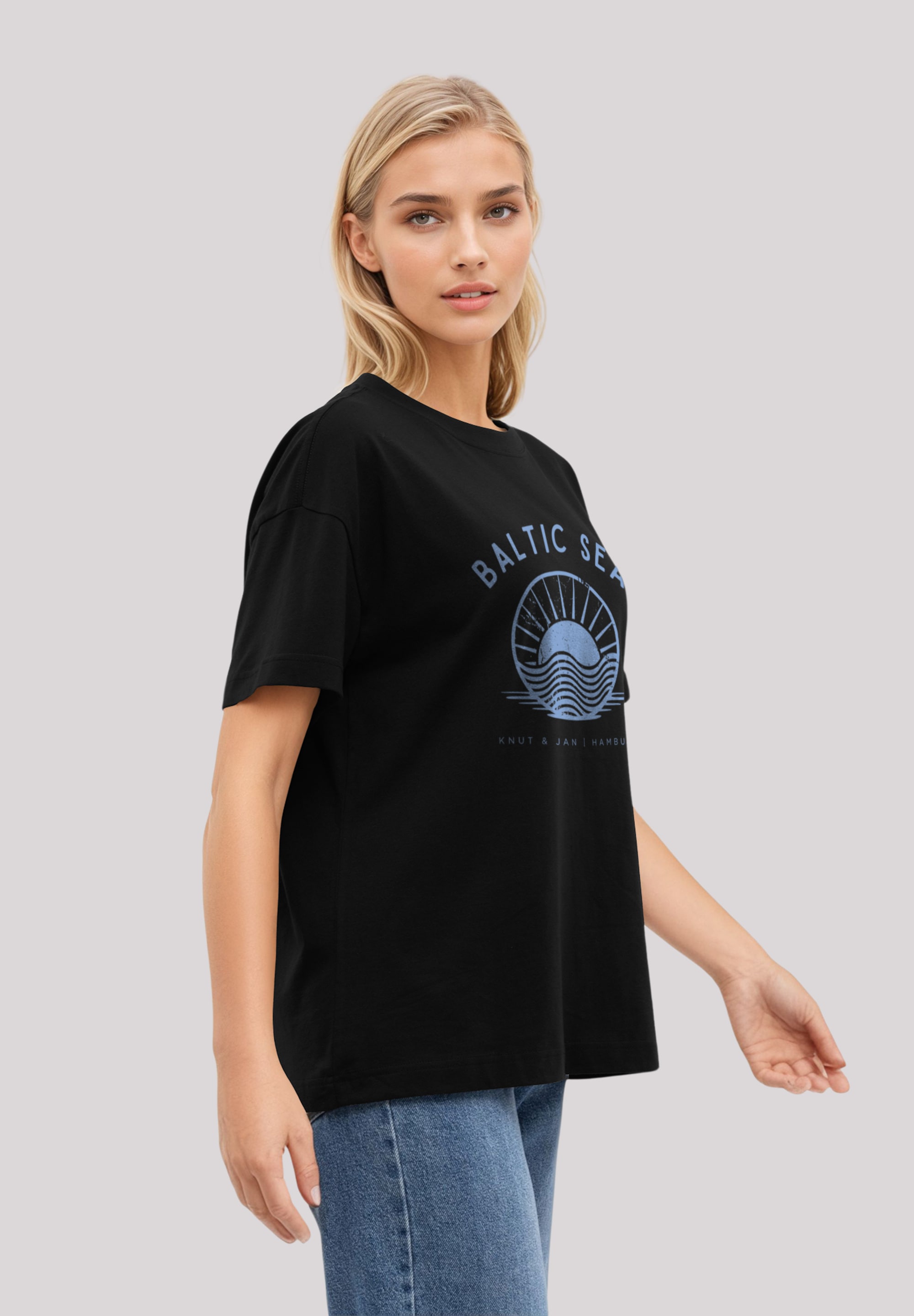 F4NT4STIC T-Shirt »Baltic Sea Knut und Jan« Osteee Kollektion, Urlaub, Ahoi Moin