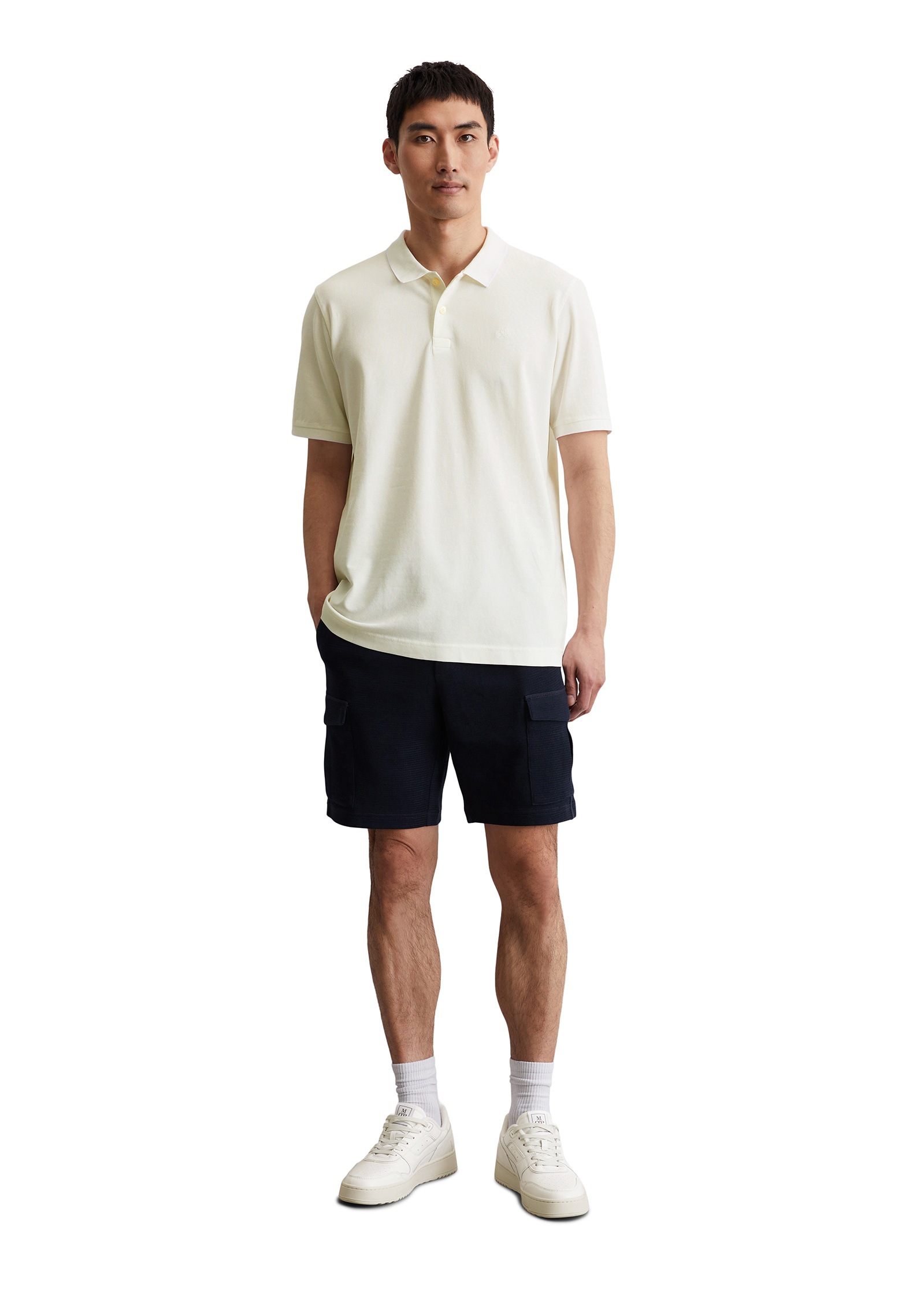 Marc O'Polo Poloshirt »aus Bio-Baumwoll-Mix«