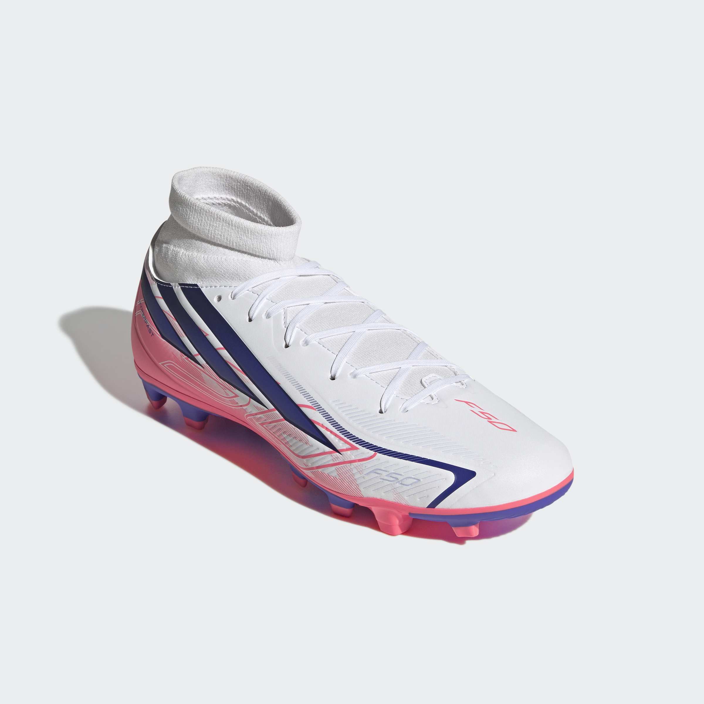 adidas Performance Fußballschuh "F50 HYPERFAST CLUB MID, FESTE / GEMISCHTE BÖDEN" für viele verschiedene Böden geeignet