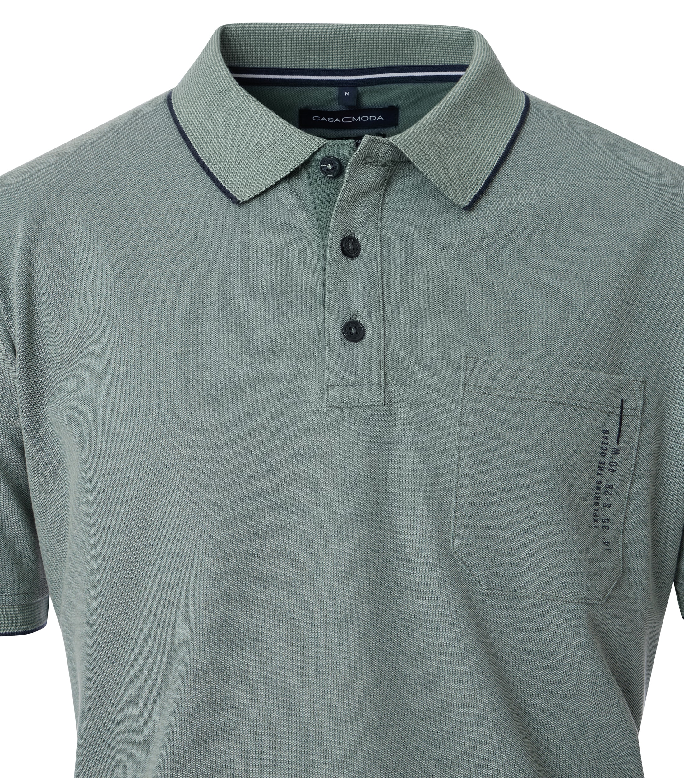 CASAMODA Poloshirt »CASAMODA Polo-Shirt uni«