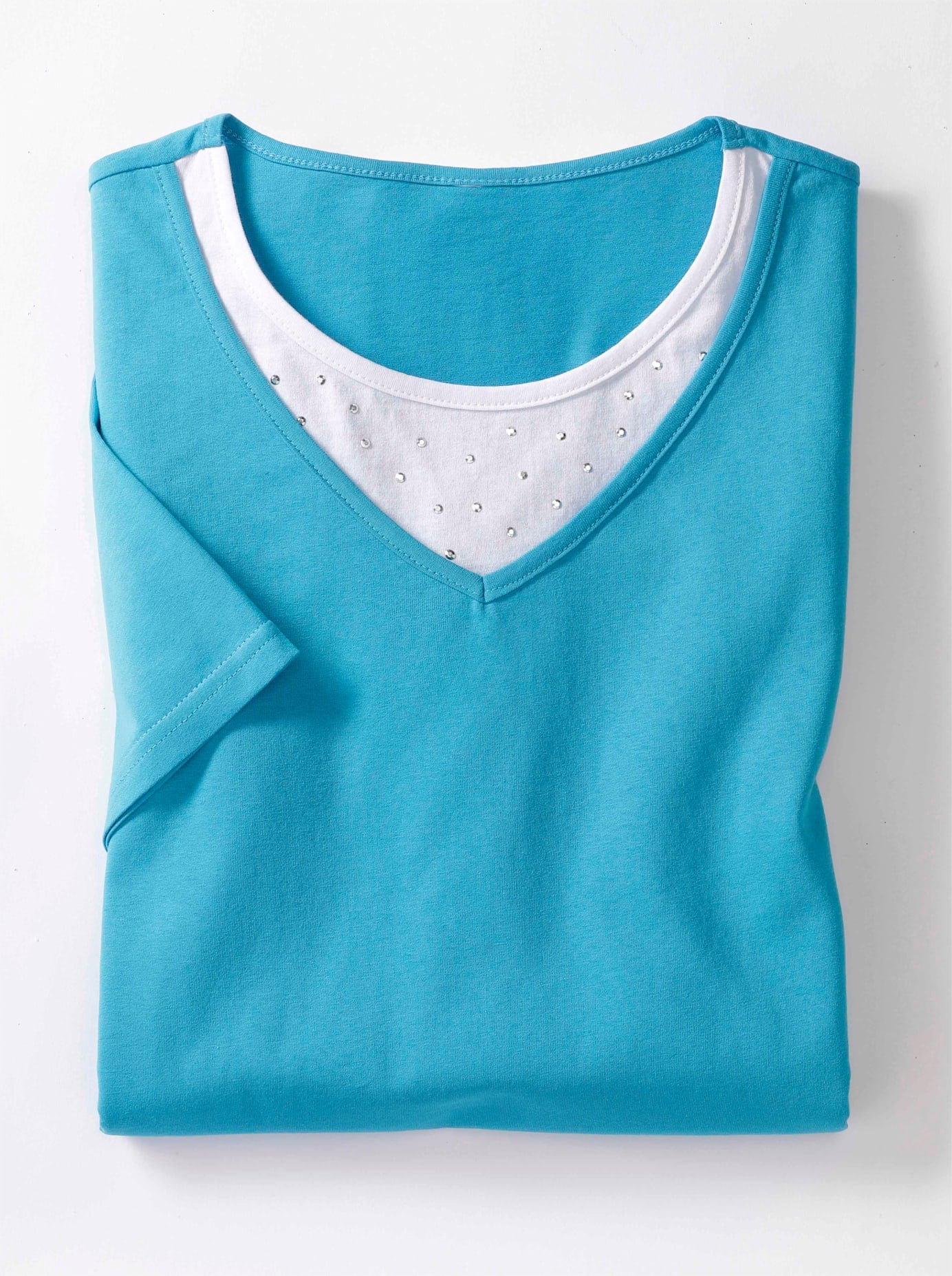 Classic Basics Kurzarmshirt »2-in-1-Shirt«, (1 tlg.)