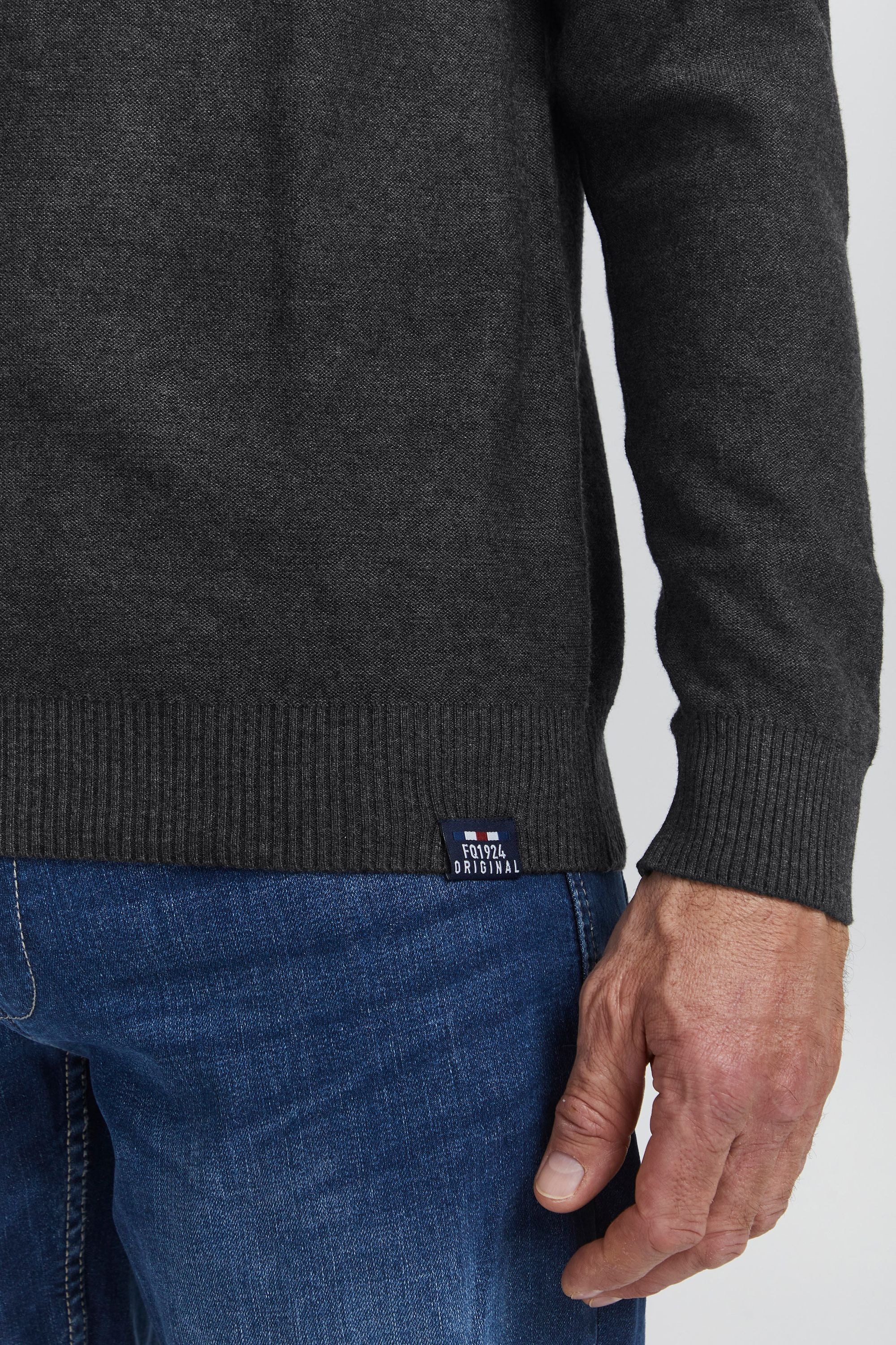 FQ1924 Strickpullover »Strickrundhalspullov FQSaban«