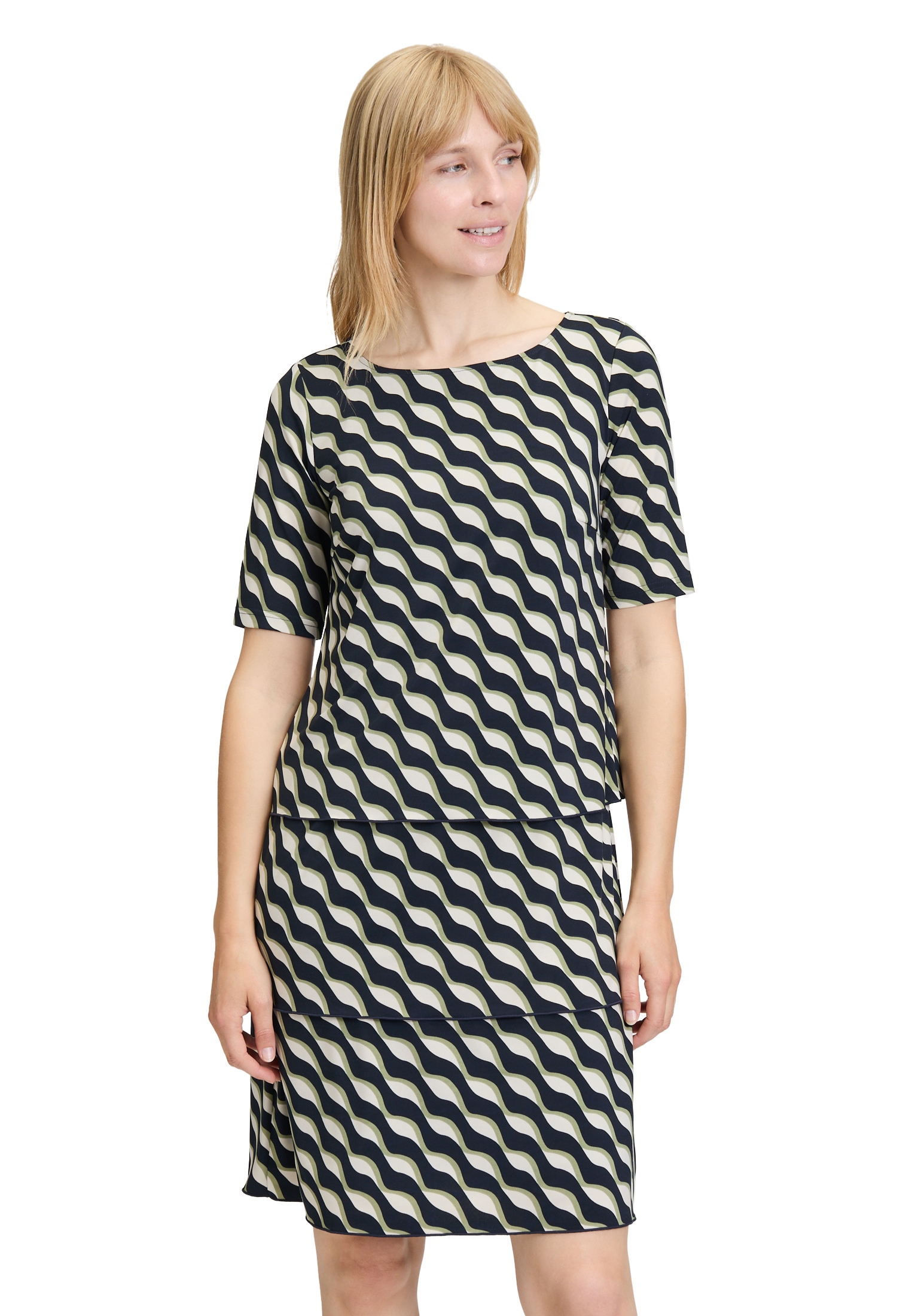 Betty Barclay Sommerkleid "Betty Barclay Stufenkleid kurzarm" günstig online kaufen