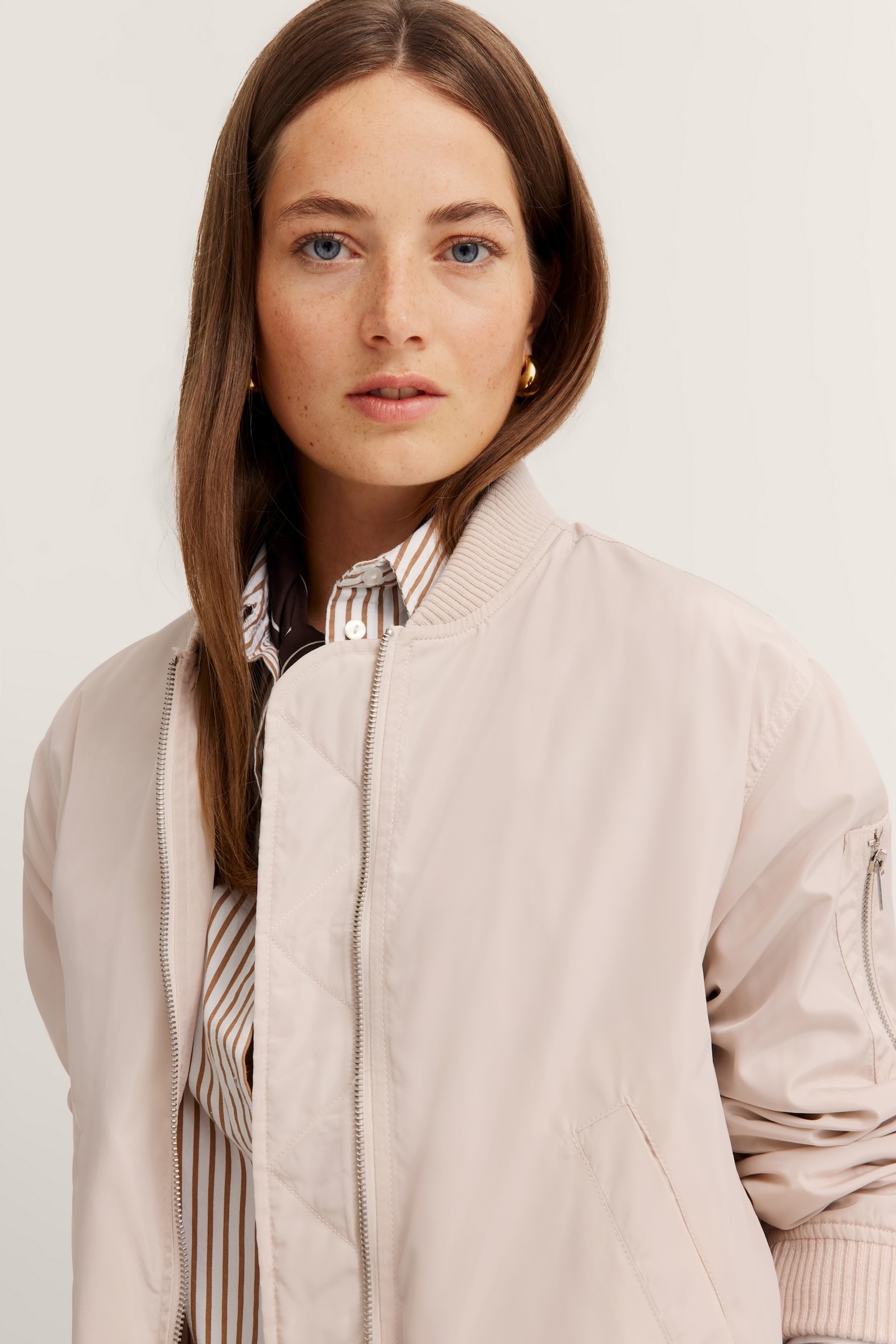 bugatti Blouson, ohne Kapuze, mit kleinem Kragen