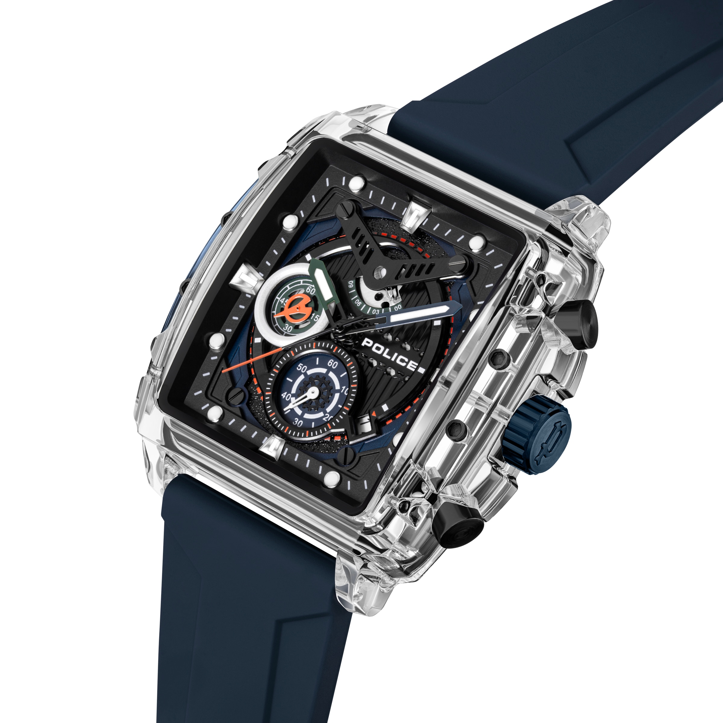 Police Chronograph »Clout Set« Quarzuhr, Armbanduhr, Herrenuhr, Silikonarmband