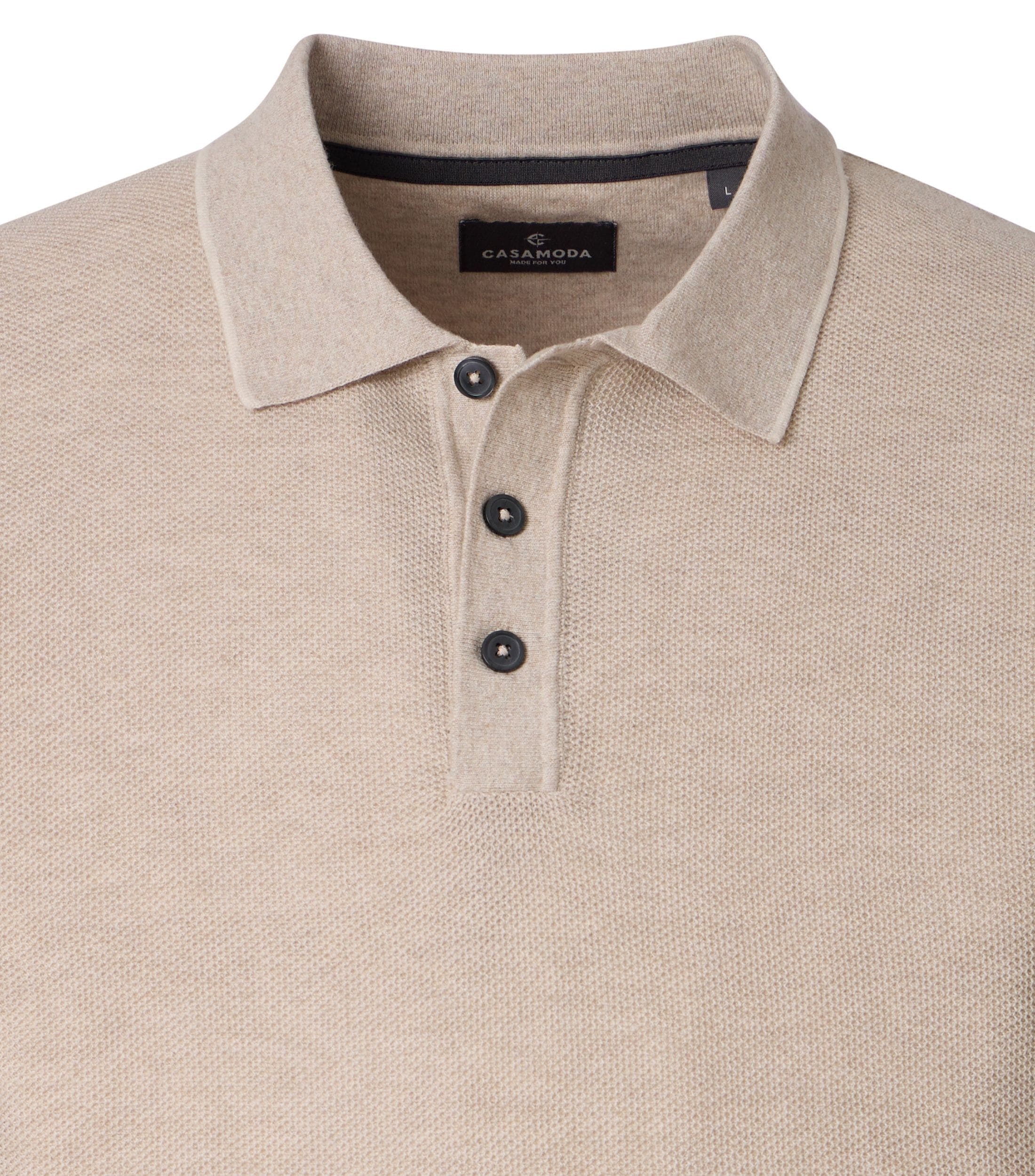 CASAMODA Poloshirt »CASAMODA Polo-Shirt uni«