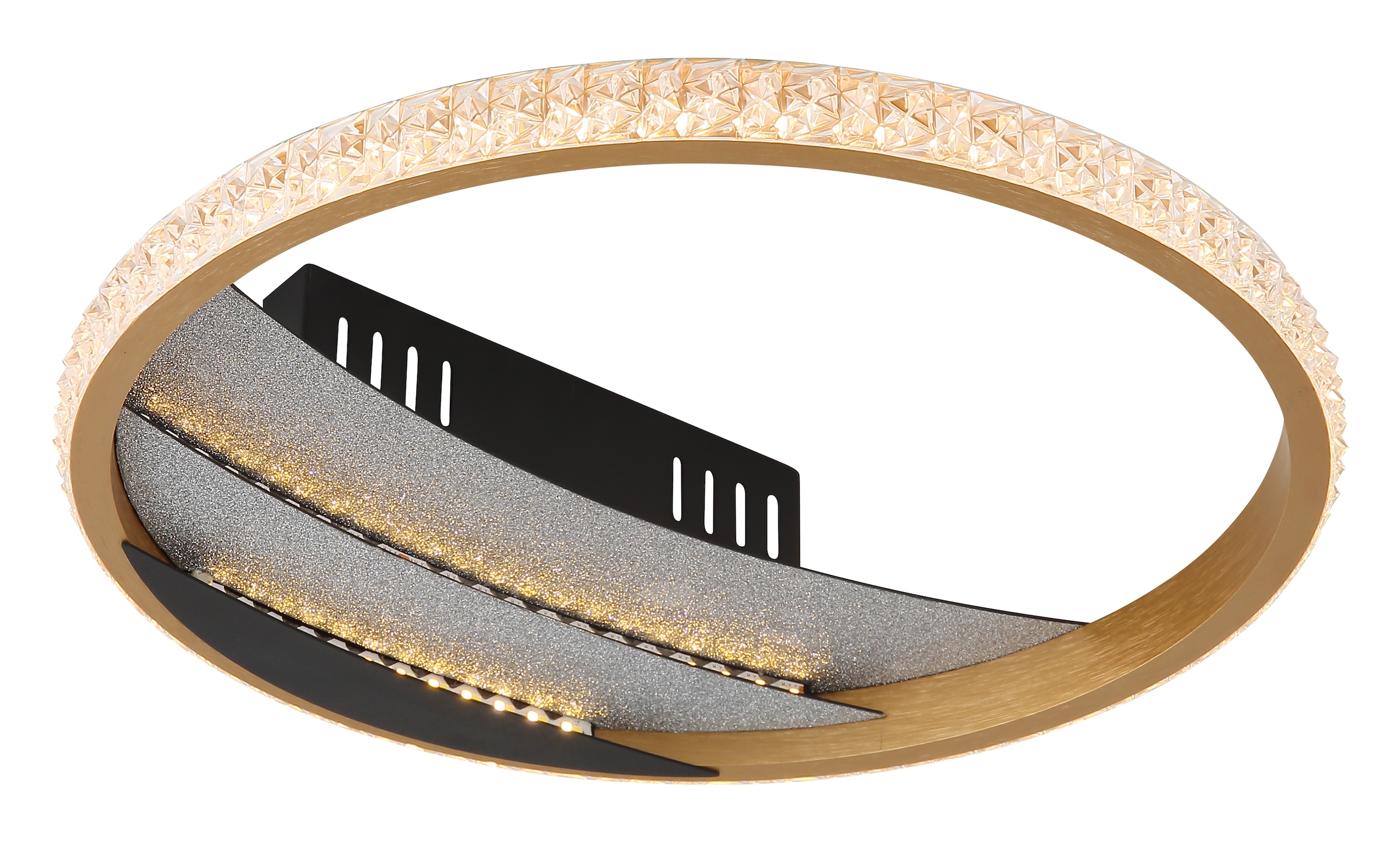GLOBO LIGHTING Deckenleuchte »CONSTANCE« LED-Modul 1 Stk. LED Deckenleuchte für Wohn- & Schlafzimmer gold