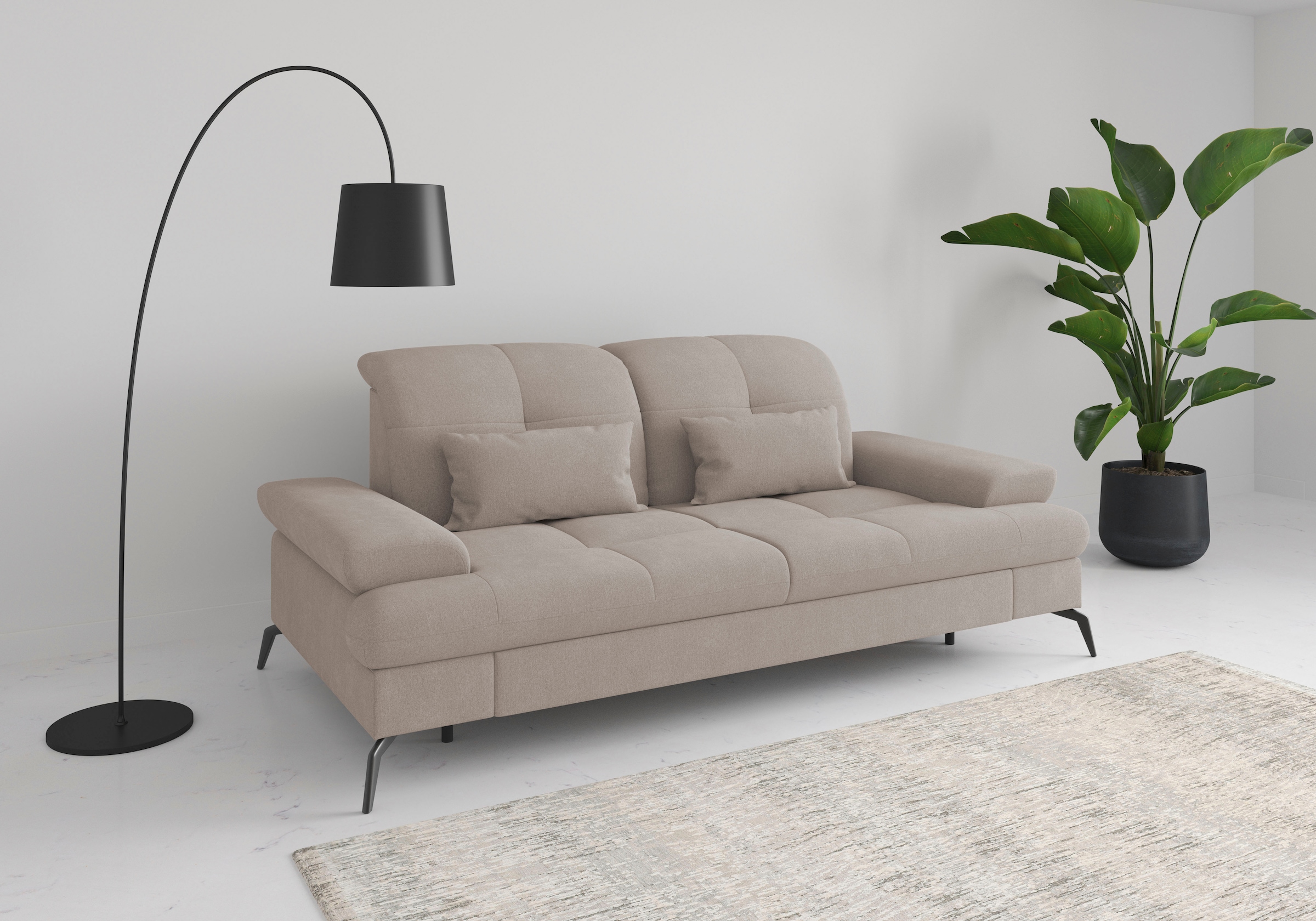sit&more 2,5-Sitzer "Amica, inkl. Sitztiefenverstellung und Armteilverstell günstig online kaufen