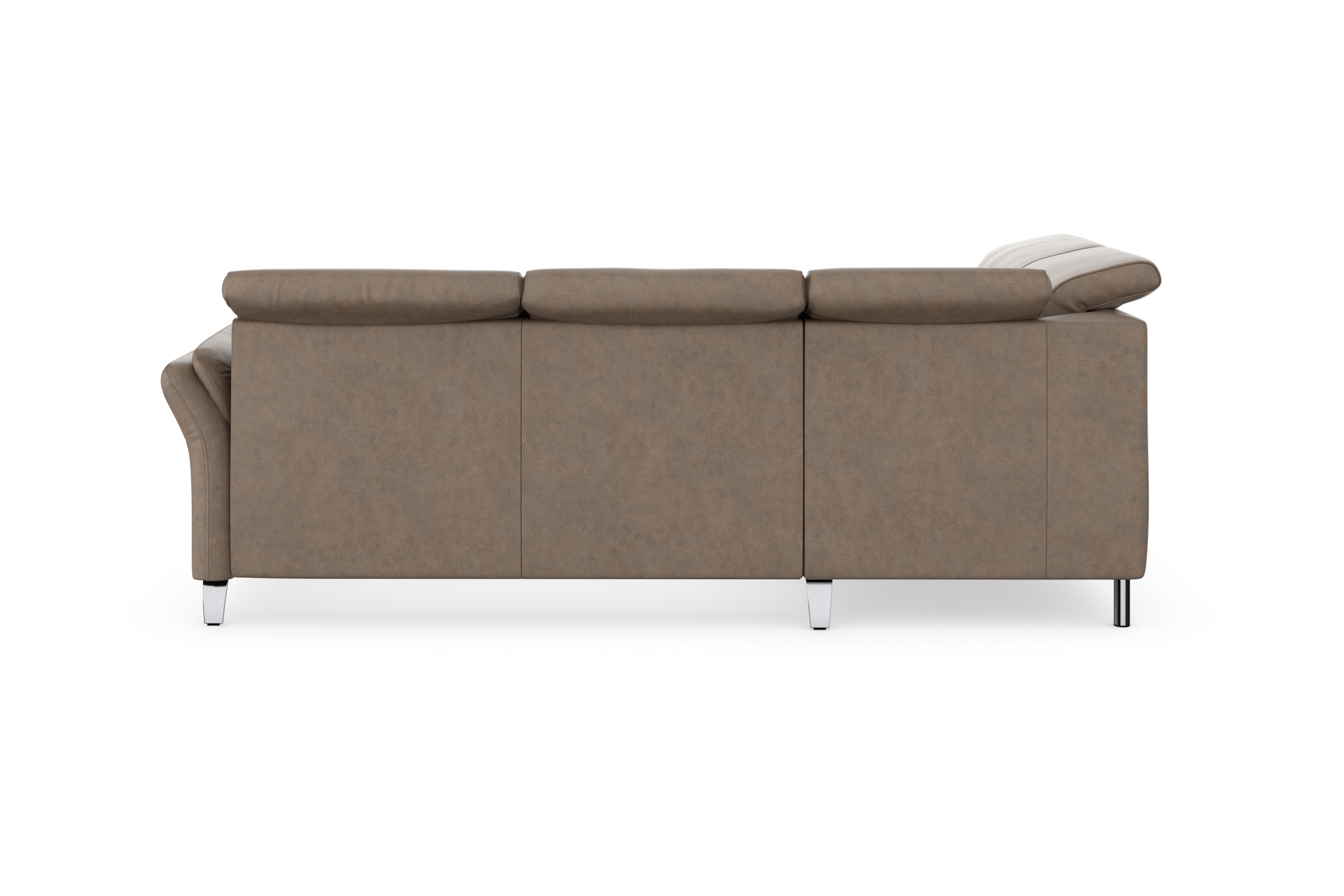 sit&more Ecksofa »Grenoble L-Form mit Federkern«, wahlweise mit Bettfunktion, Bettkasten, Arm- und Kopfteilverstellung