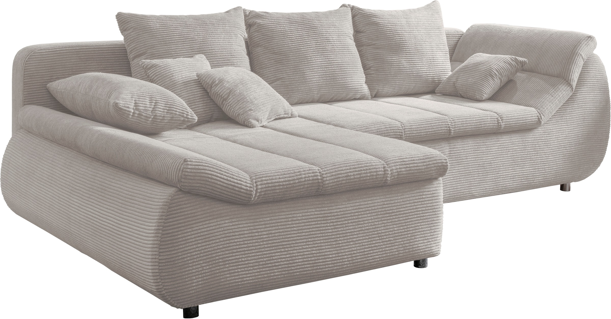 Thumbnail - Home affaire Ecksofa "Imola, bequem, aktuelle Steppung im Sitz, L-Form, Breite 270cm" wahlweise mit Bettfunktion