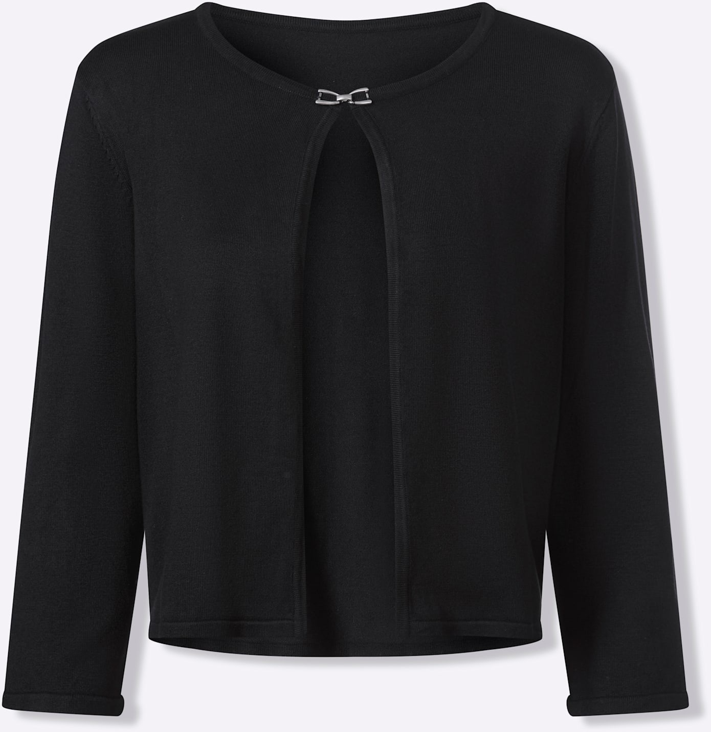 Cardigan CLASSIC BASICS, Damen, Gr. 54, schwarz, 70% Viskose, 30% Polyamid, unifarben, Strickjacken 2