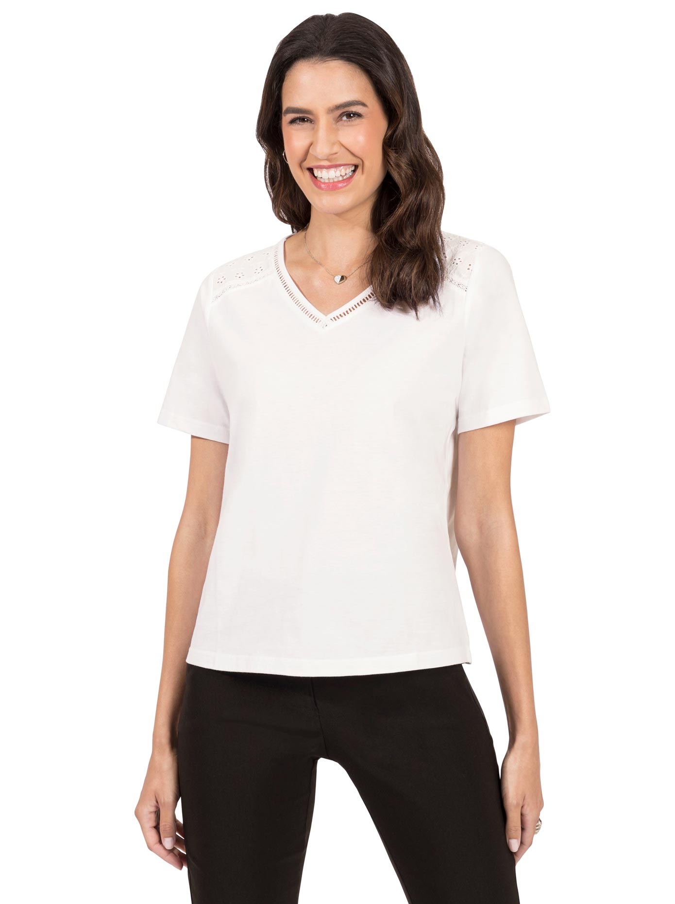 Inspirationen V-Shirt »Shirt« (1 tlg.)
