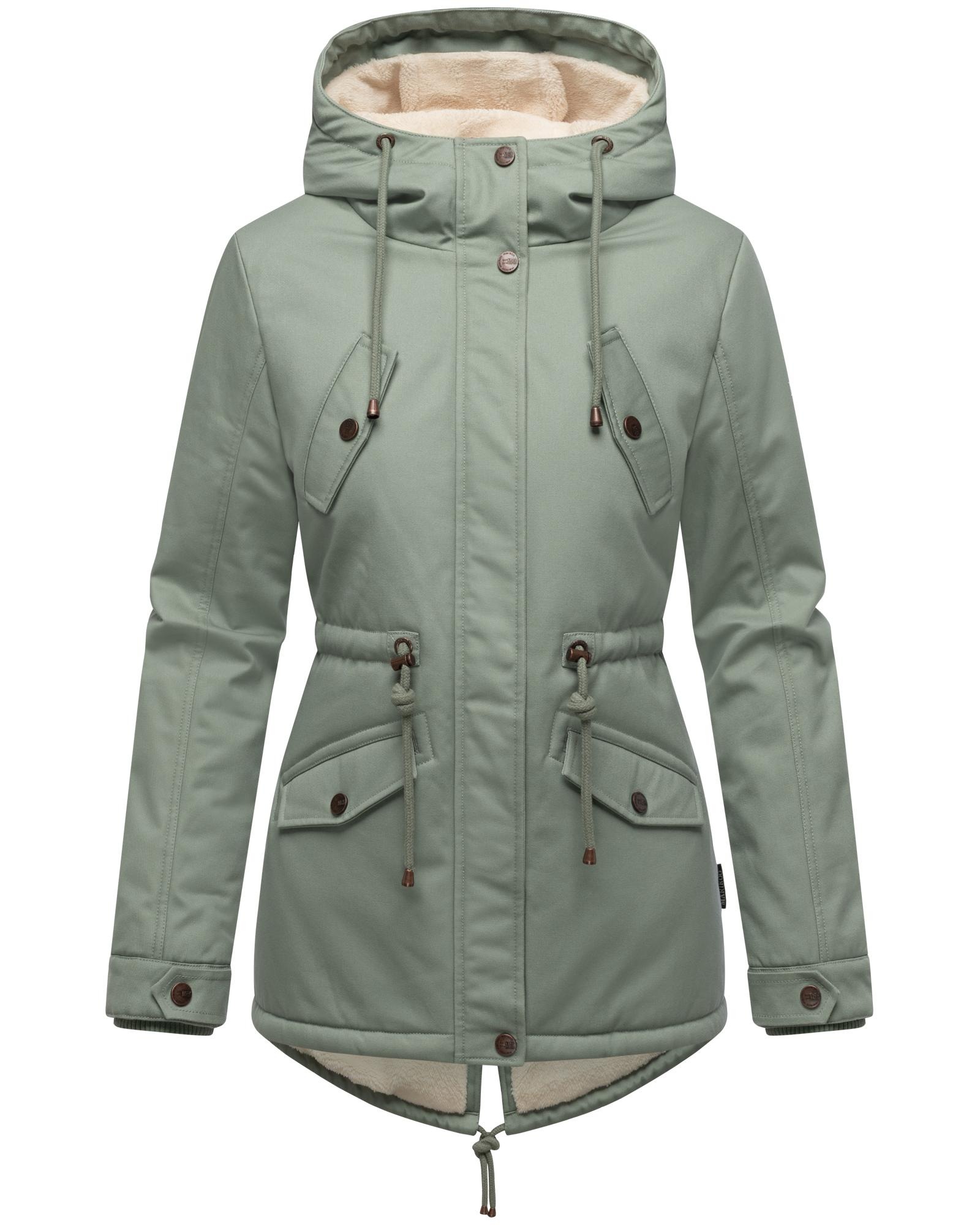 Marikoo Winterjacke "Manolya", mit Kapuze, stylischer Kurzmantel mit weiche günstig online kaufen