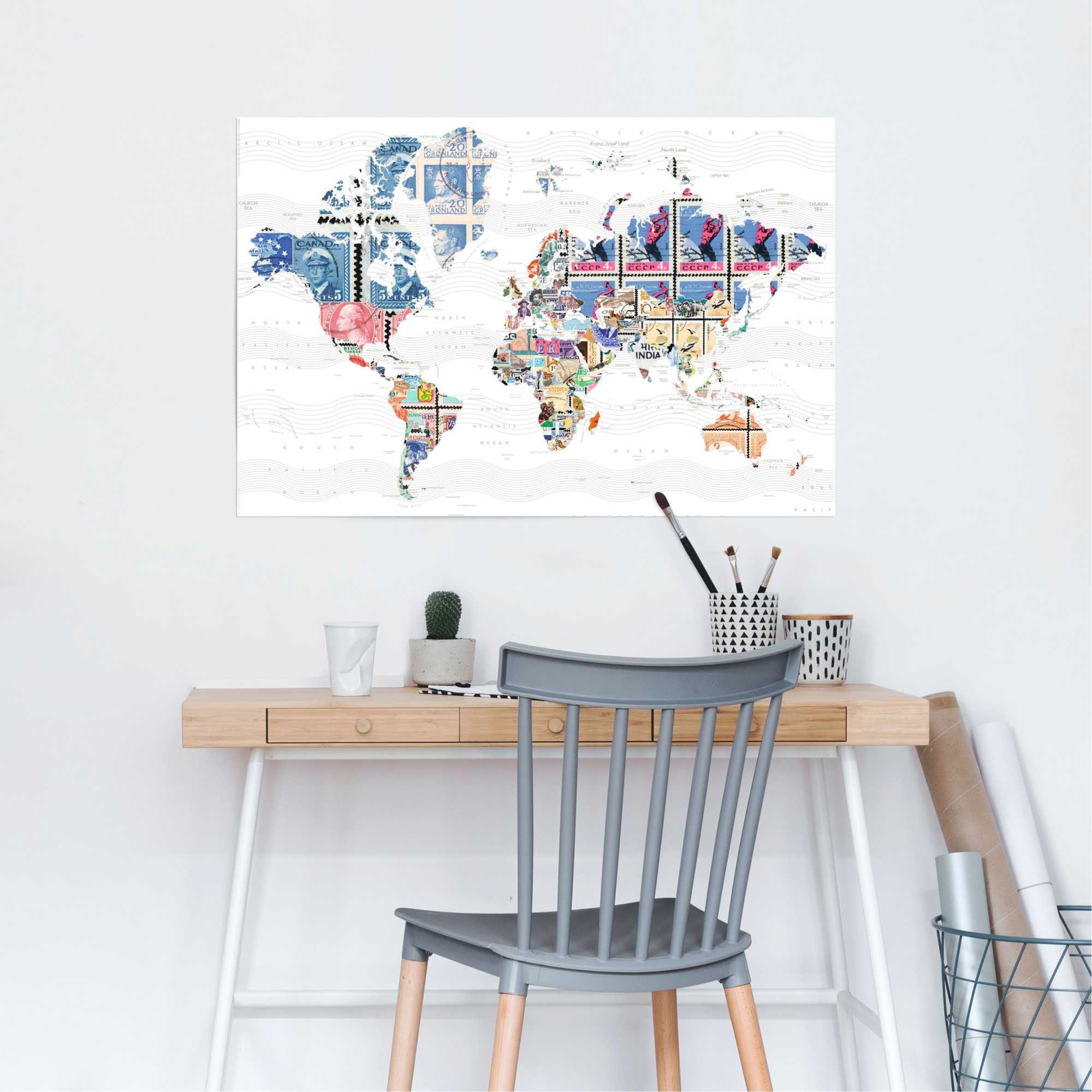 Reinders! Poster »Welt der Briefmarken«, (1 St.)